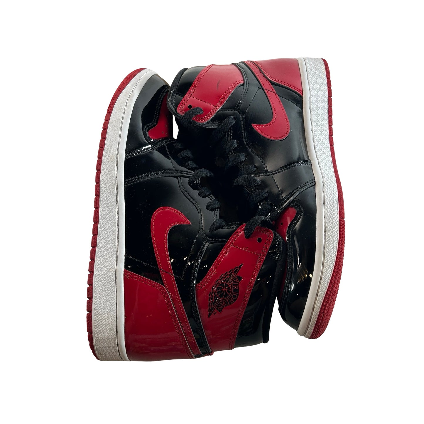 555088 063 Jordan 1 Retro High OG Patent Bred [USED] - 8.5 M (Used6)