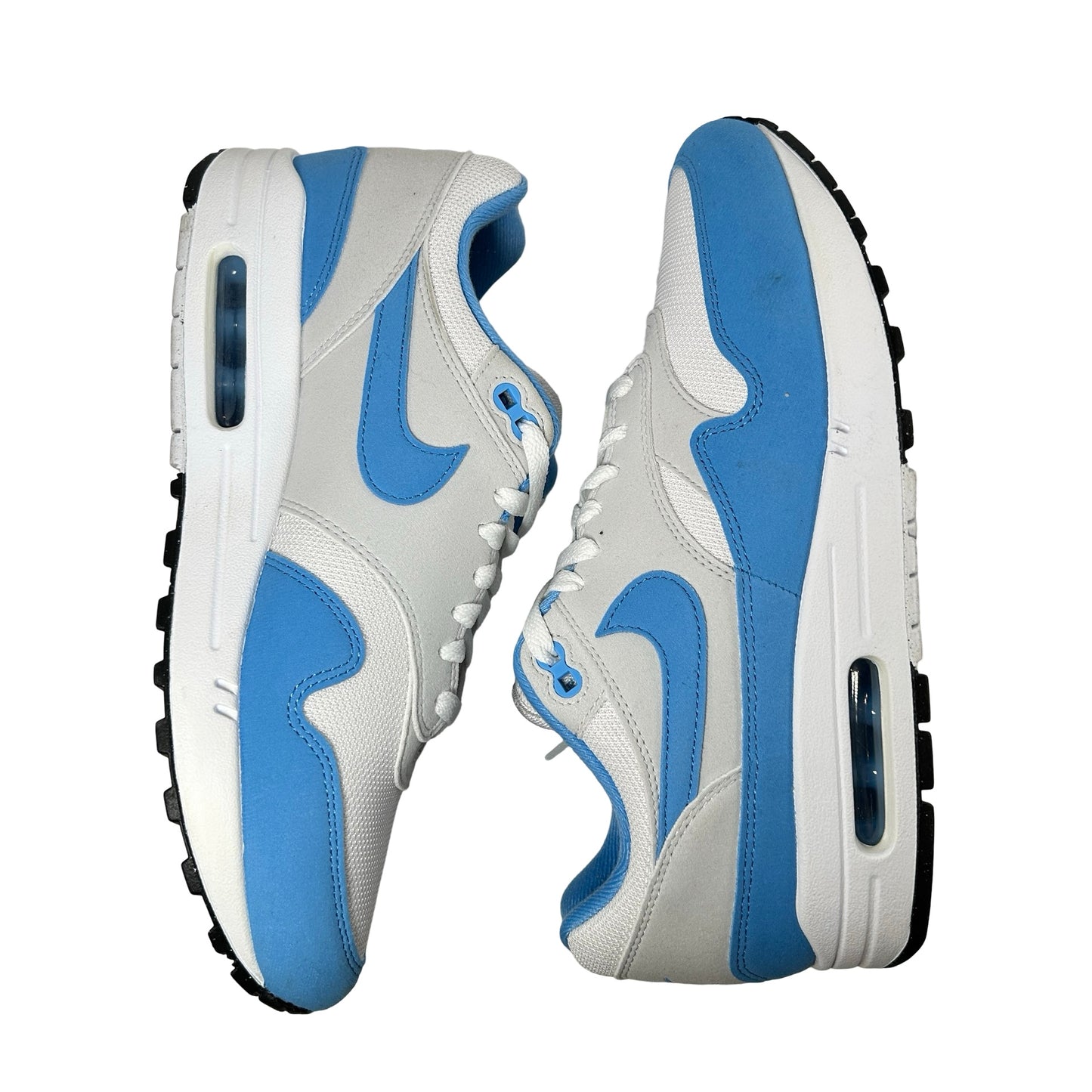 FD9082 103 Nike Air Max 1 White University Blue [USED] - 9 M (Used)