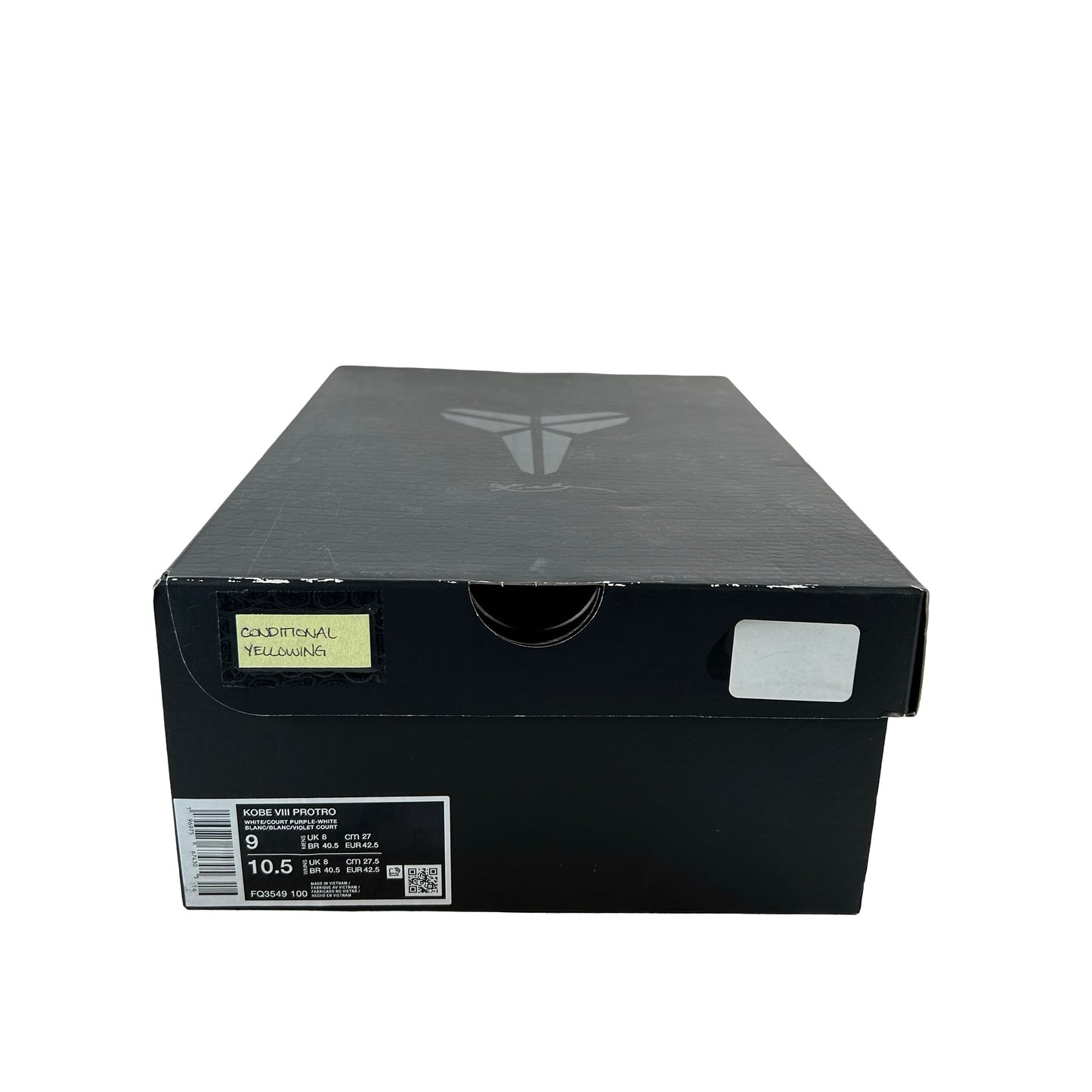 FQ3549 100 Nike Kobe 8 Protro Court Purple [CONDITIONAL] - 9 M (Yellowing)