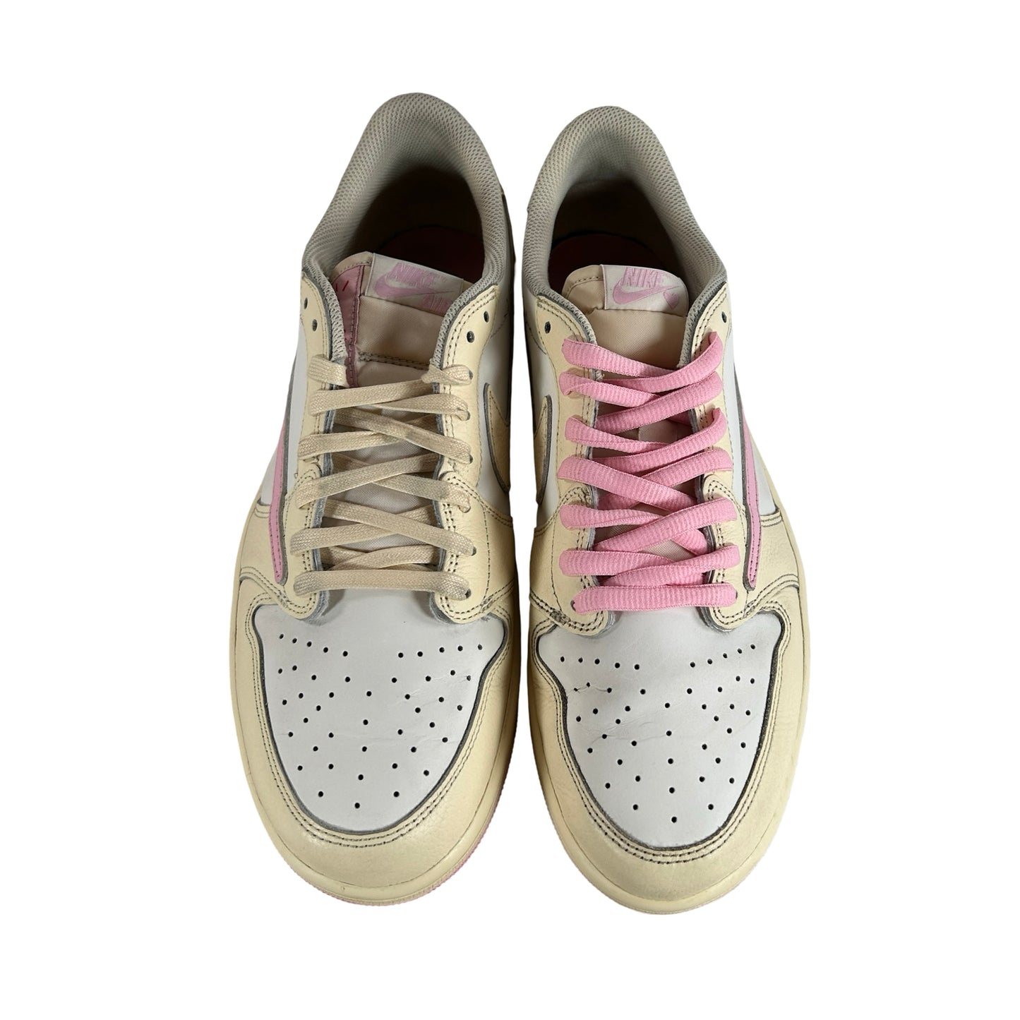 IQ7604 100 Jordan 1 Retro Low OG SP Travis Scott Shy Pink [USED] - 12 M (Used)