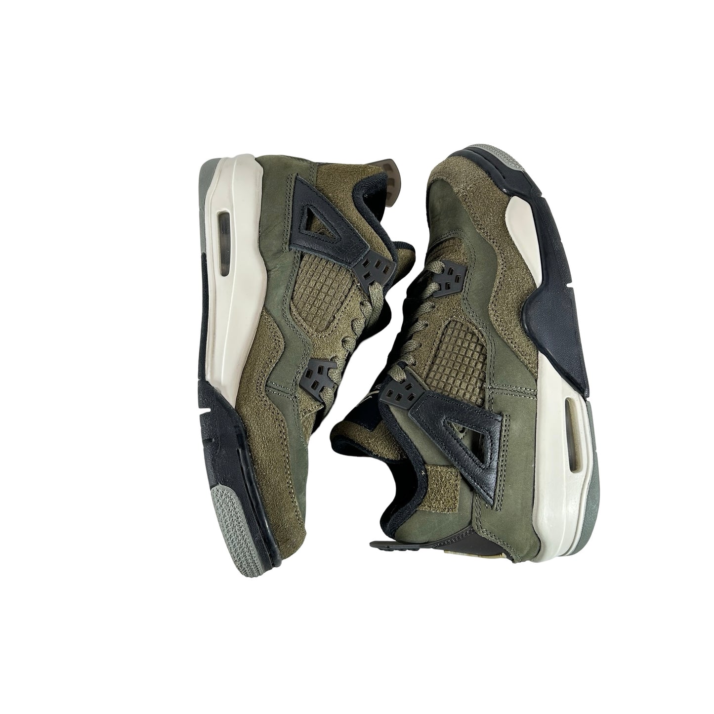 FB9928 200 Jordan 4 Retro SE Craft Medium Olive (GS) [USED] - 7 Y (Used) (No Box)
