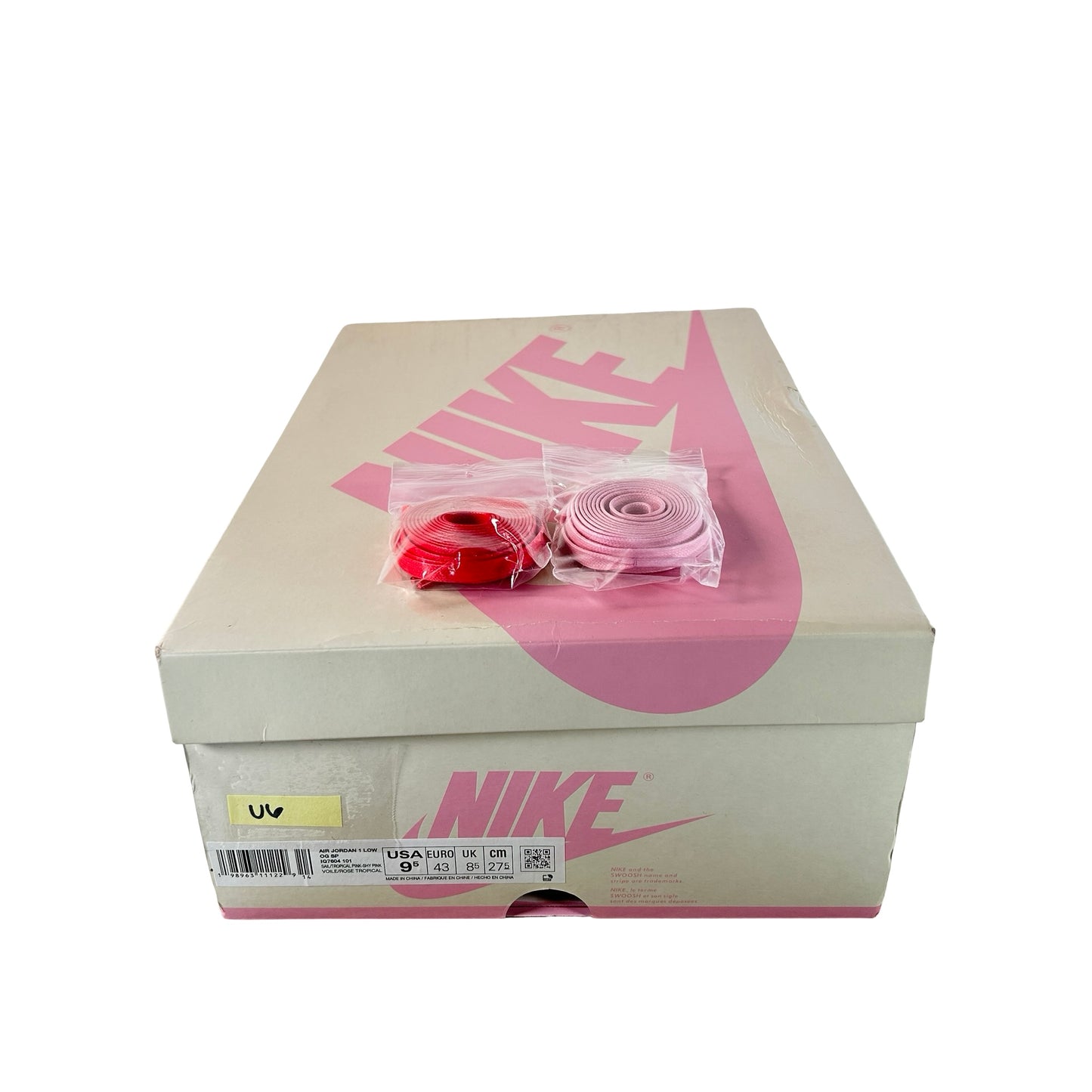 IQ7604 101 Jordan 1 Retro Low OG SP Travis Scott Sail Tropical Pink [USED] - 9.5 M (Used5)