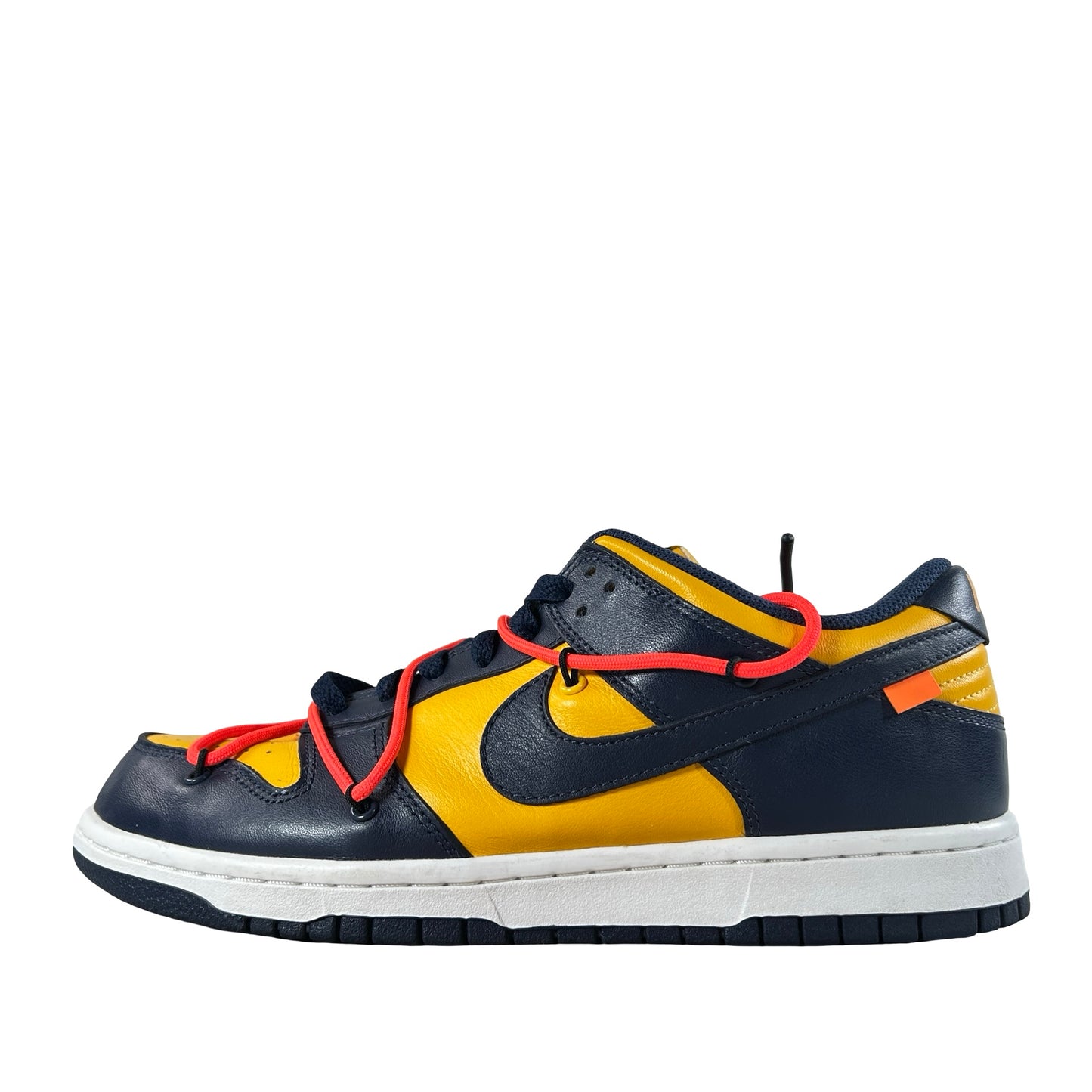 CT0856 700 Dunk Low Off-White University Gold [USED] - 9.5 M (Used)