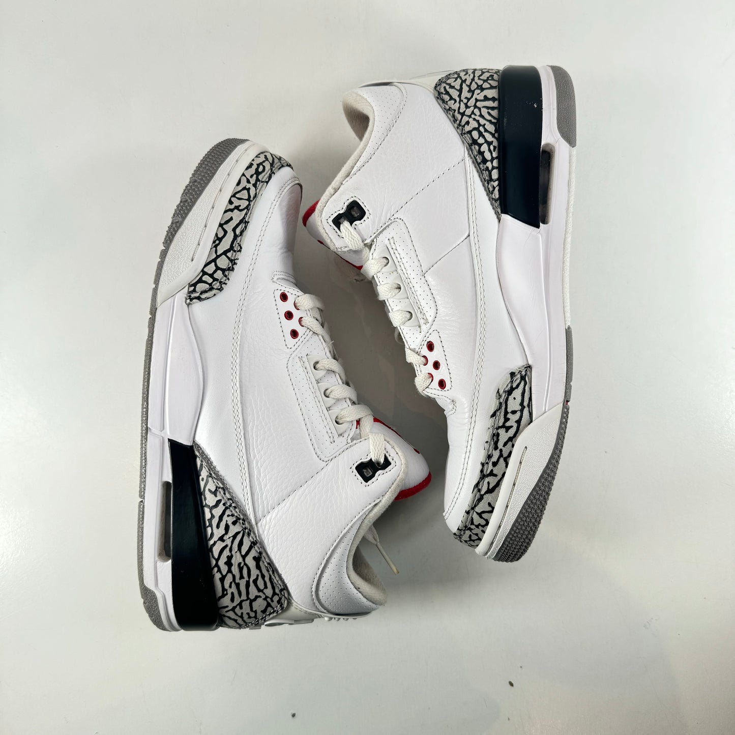 580775 160 Jordan 3 Retro White Cement '88 Dunk Contest (2013) - 8 M (Used)