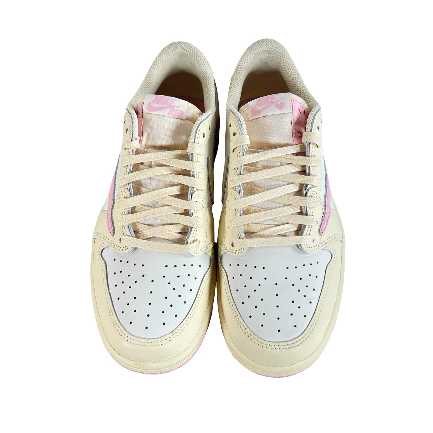 IQ7604 100 Jordan 1 Retro Low OG SP Travis Scott Shy Pink [USED] - 9 M (Used)