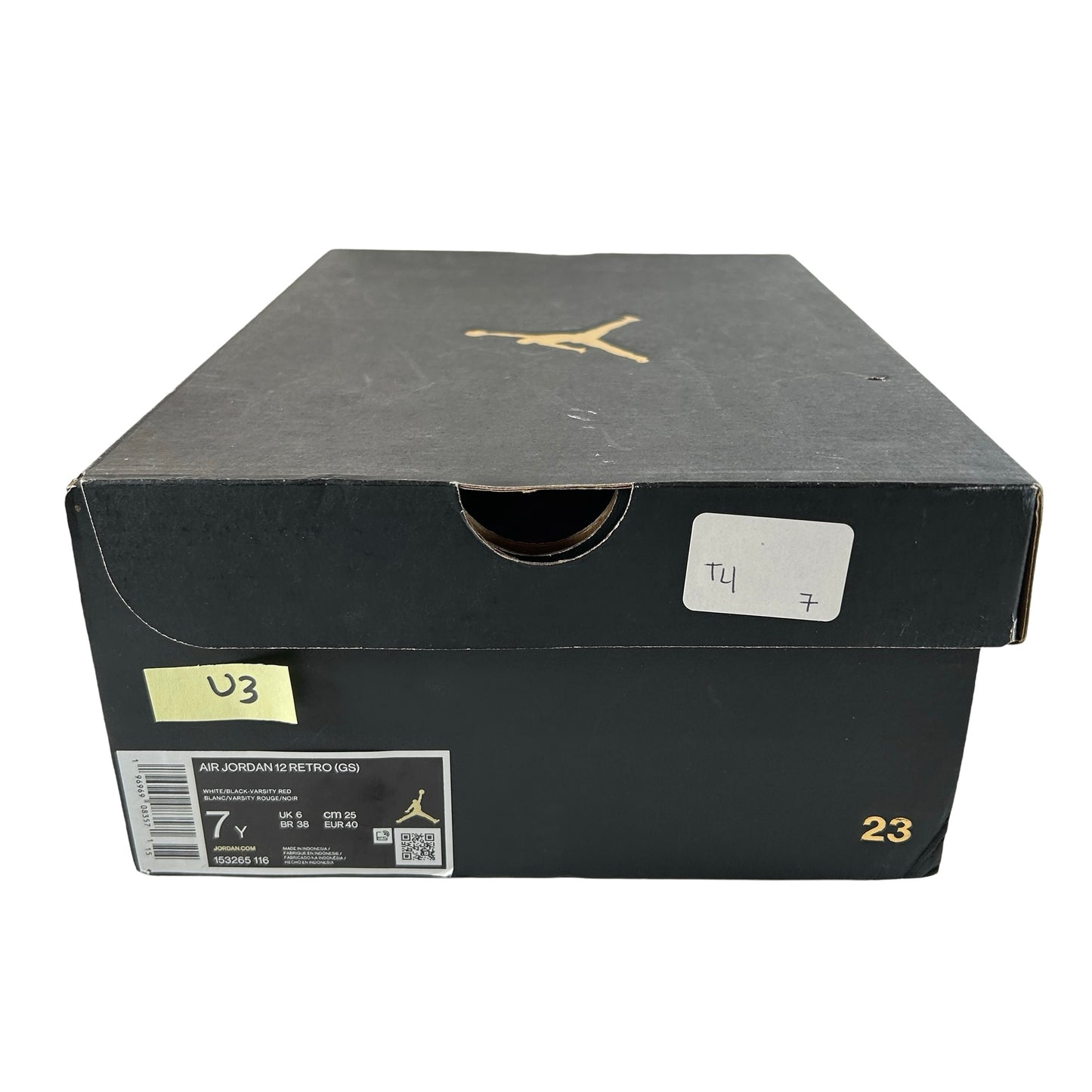 153265 116 Jordan 12 Retro Cherry (2023) (GS) [USED] - 7 Y (Used3)