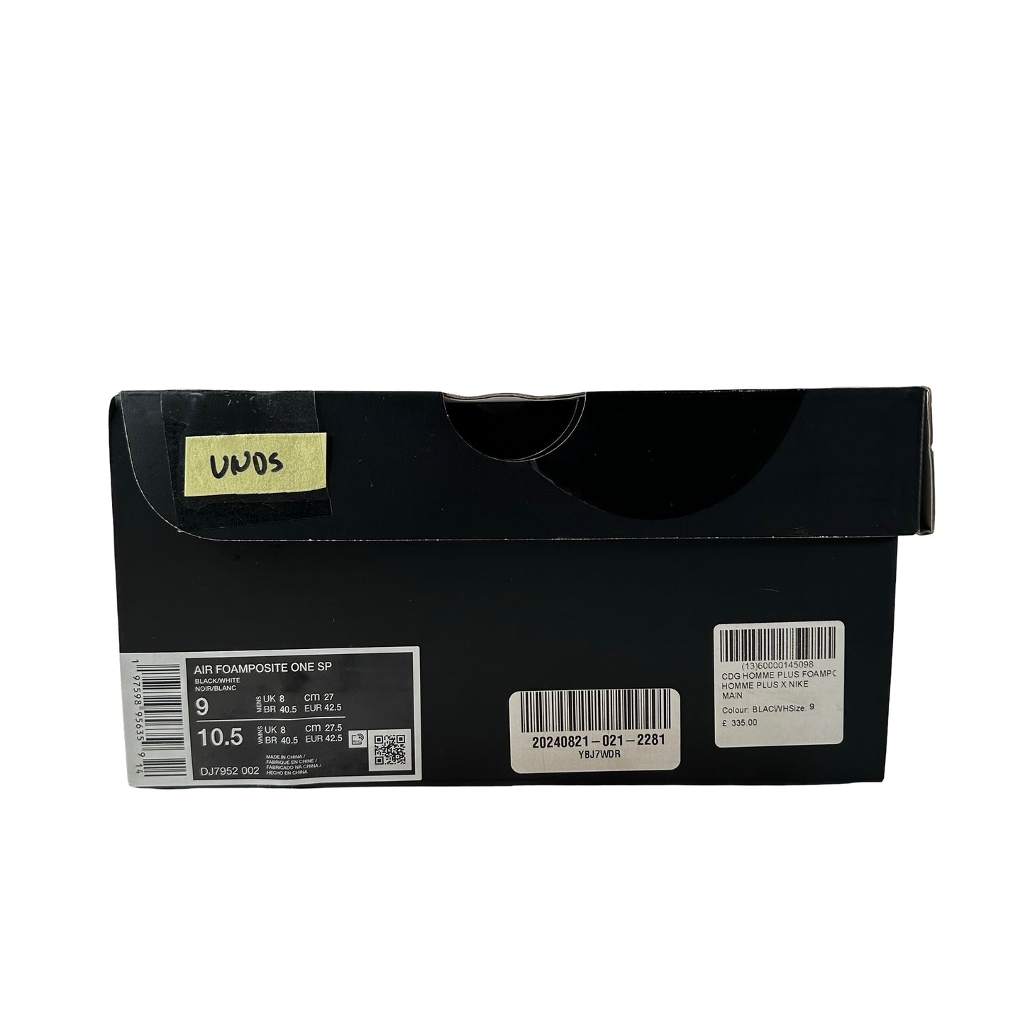 DJ7952 002 Nike Foamposite One SP CDG Homme Plus Cat Eye [USED] - 9 M (VNDS)