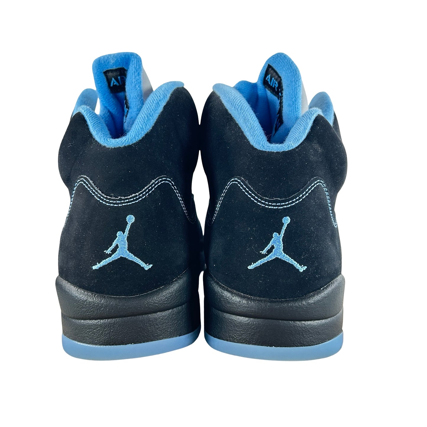 DD0587 008 Jordan 5 Retro Black University Blue (2026) [USED] - 12 M (Used)