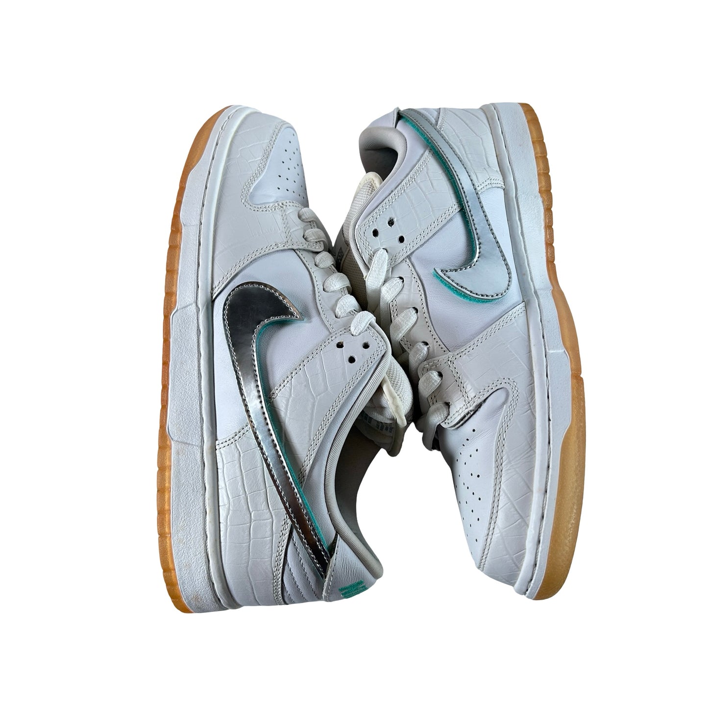 BV1310 100 Nike SB Dunk Low Diamond Supply Co. White Diamond [USED] - 10 M (Used)