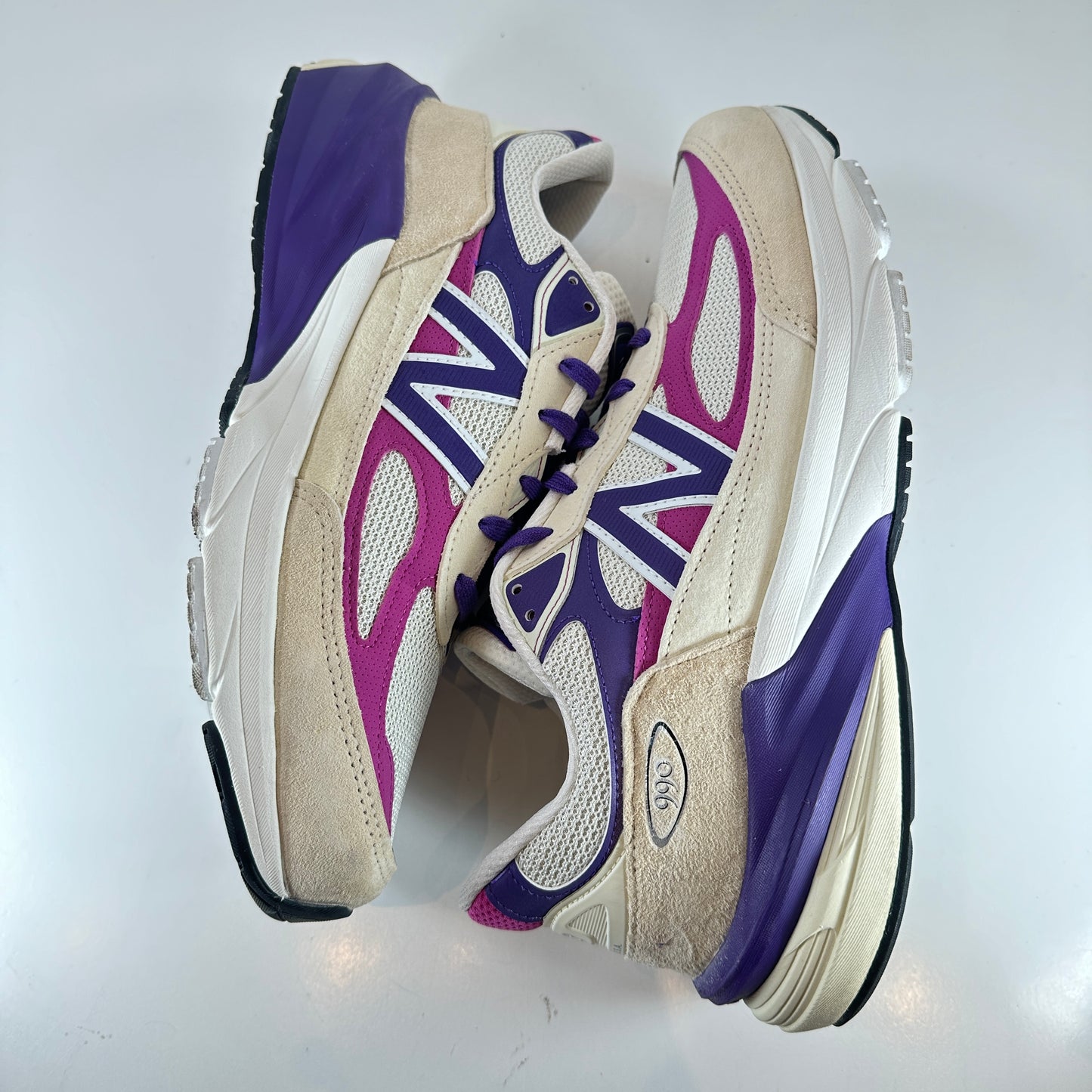 U990TD6 New Balance 990v6 MiUSA Magenta Pop [USED] - 11 M (Used)