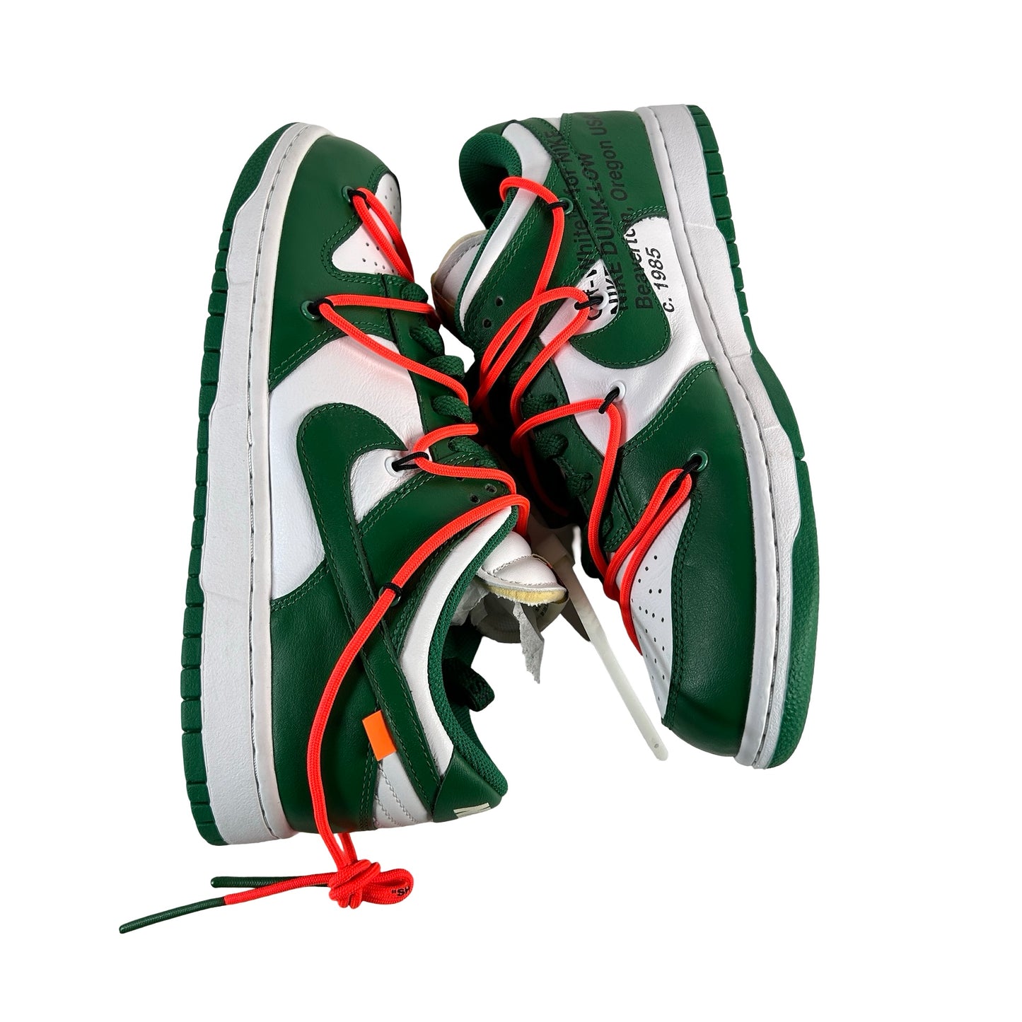 CT0856 100 Nike Dunk Low Off-White Green [USED] - 9.5 M (VNDS)