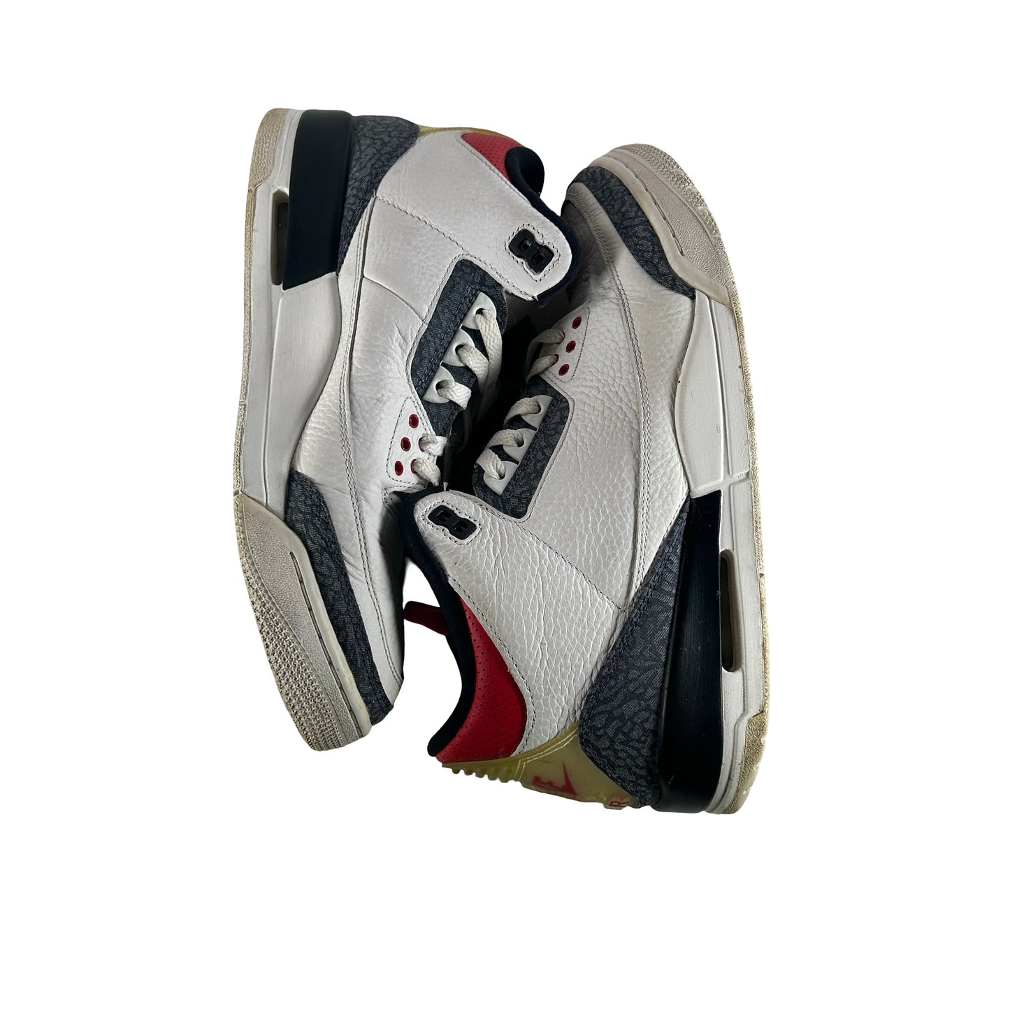 CZ6431 100 Jordan 3 Retro SE Fire Red Denim (2020) [USED] - 10.5 M (Used) (No Box)
