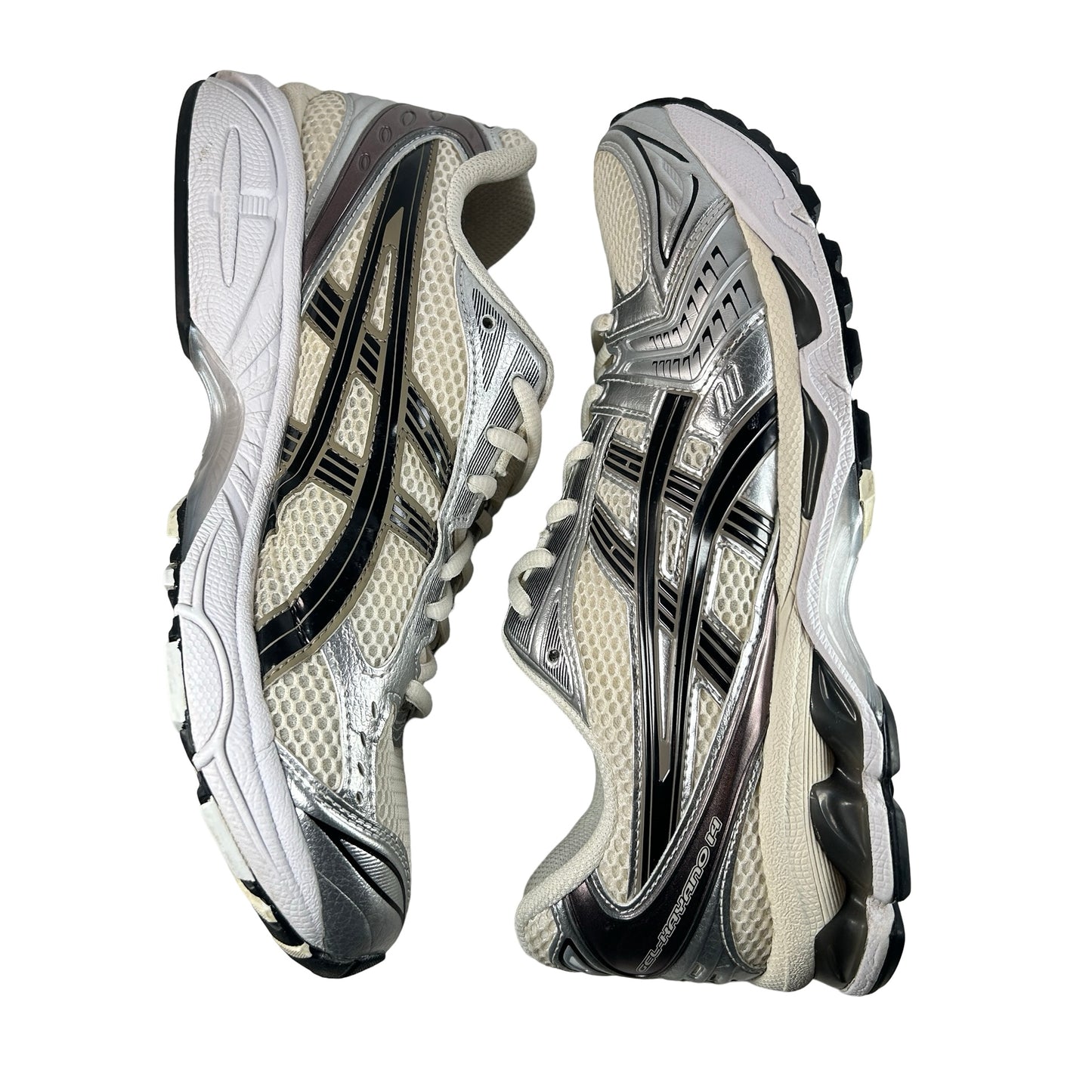 1201A019 108 ASICS Gel-Kayano 14 Crema Negro Metálico Ciruela