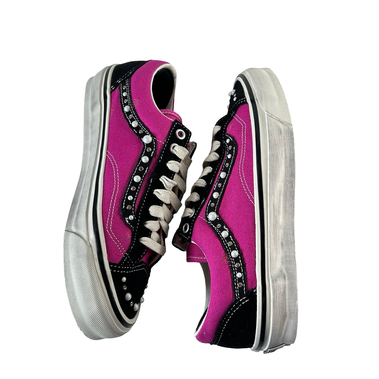 VN000E8VHLE Vans OTW Old Skool 36 Pearlized Pack Pink Black [USED] - 7.5 M (Used)