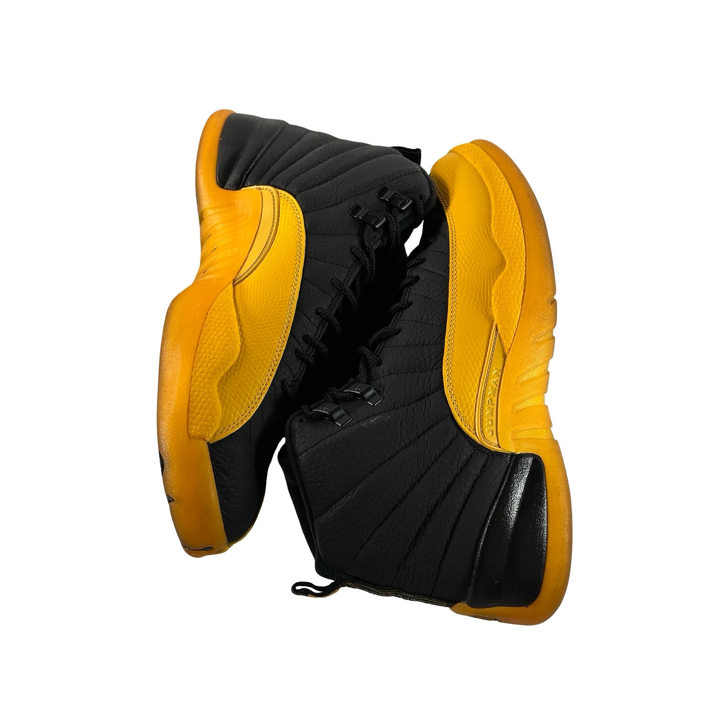 130690 070 Jordan 12 Black University Gold [USED] - 9.5 M (Used)