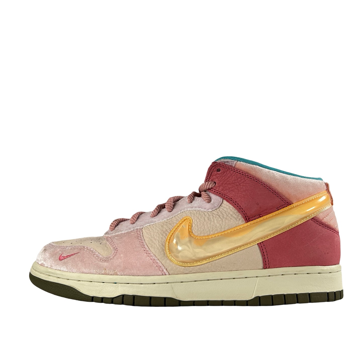 DI1173 600 Nike Dunk Mid Social Status Free Lunch Strawberry Milk [USED] - 10 M (Used) (No Box)