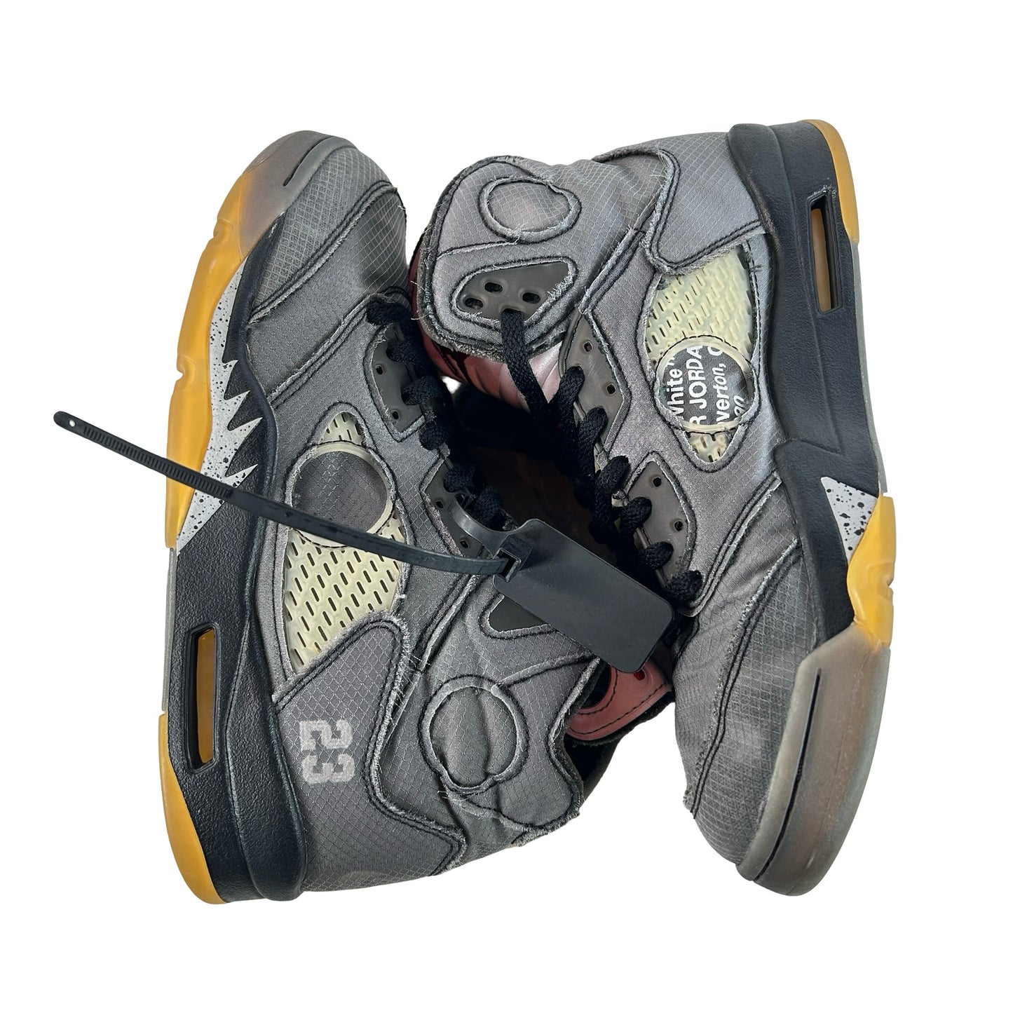 CT8480 001 Jordan 5 Off-White Black [USED] - 10 M (Used4)