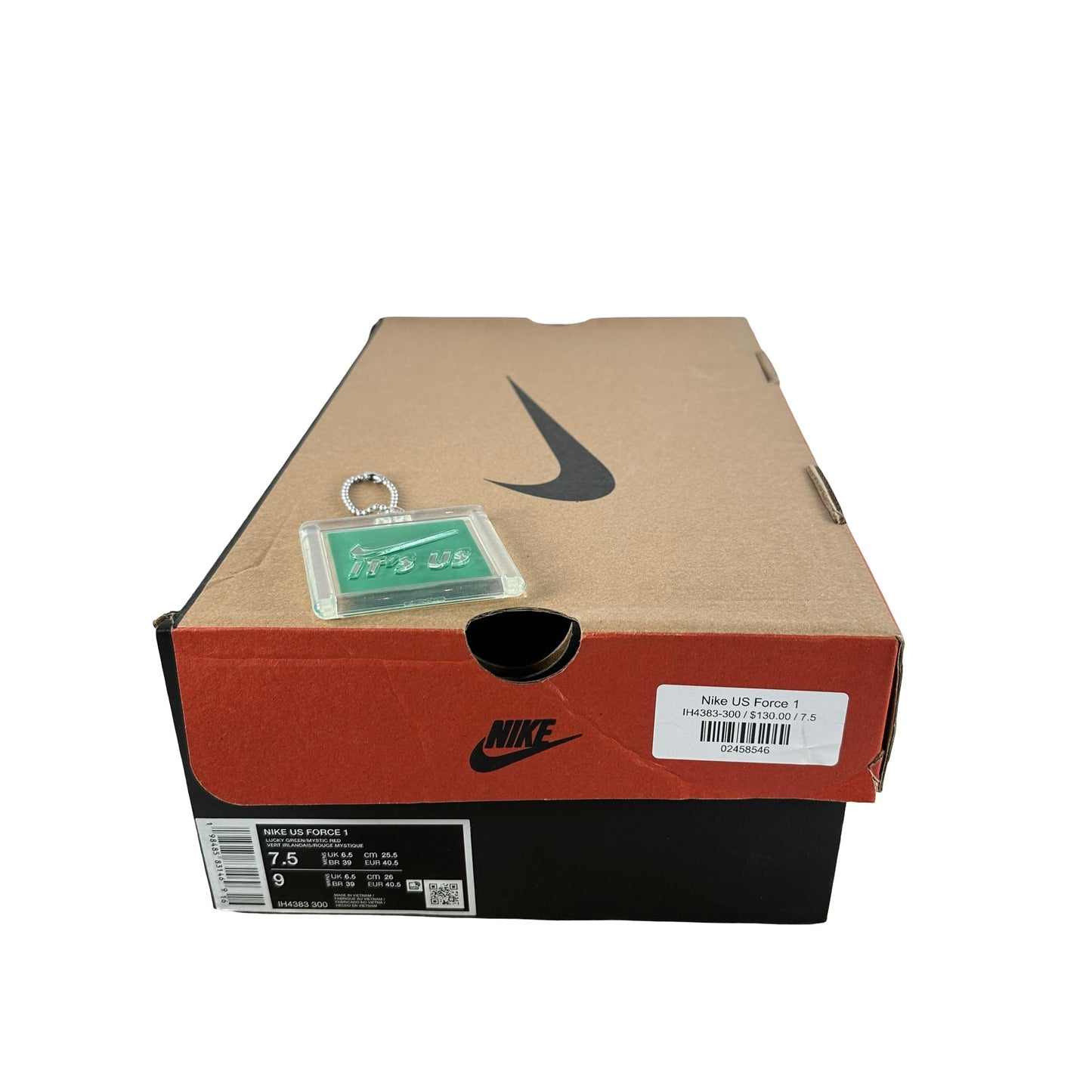 IH4383 300 Nike Air Force 1 Low Lil Yachty Concrete Boys Lucky Green [USED] - 7.5 M (Used)
