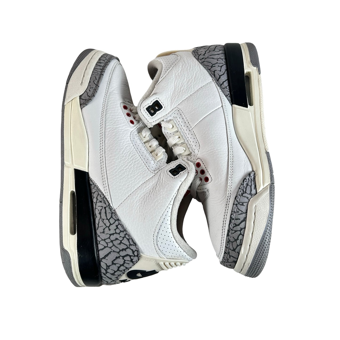DM0967 100 Jordan 3 Retro White Cement Reimagined (GS) [USED]  - 6.5 Y (Used7)