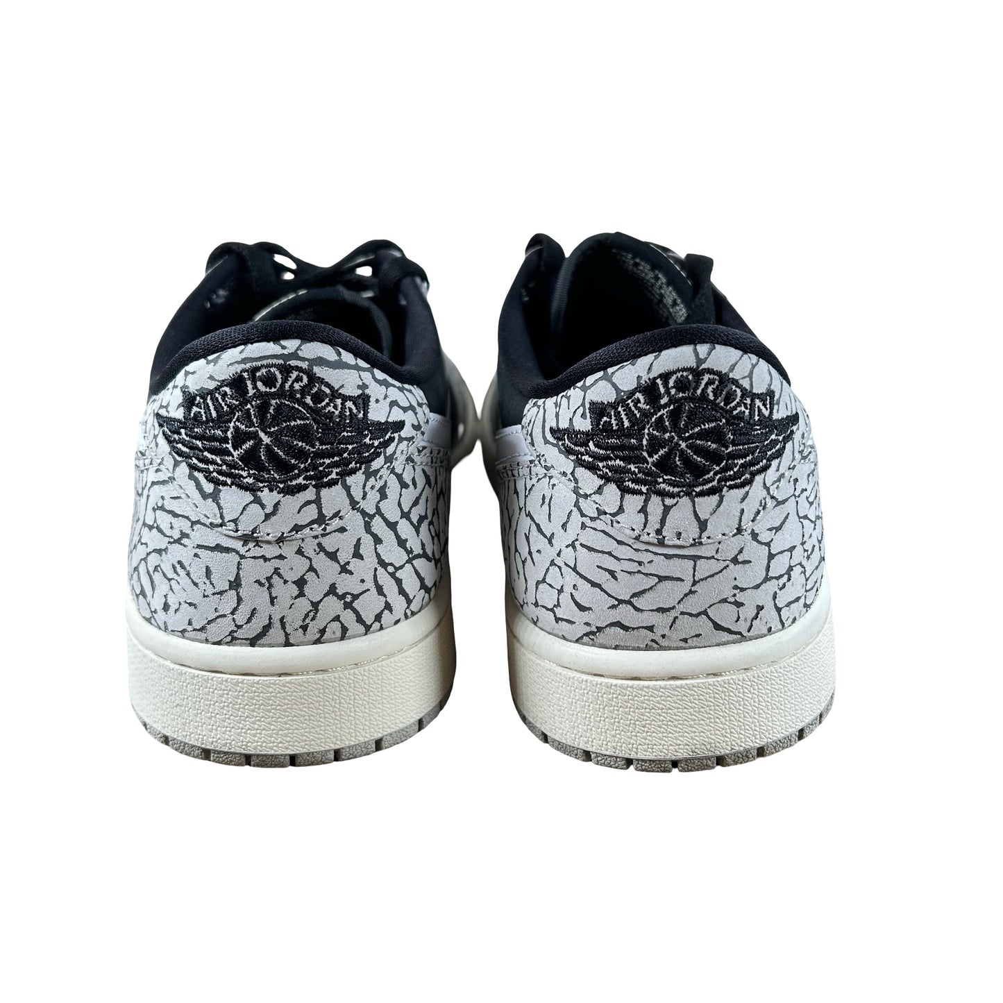 CZ0790 001 Jordan 1 Retro Low OG Black Cement [USED] - 9.5 M (Used)