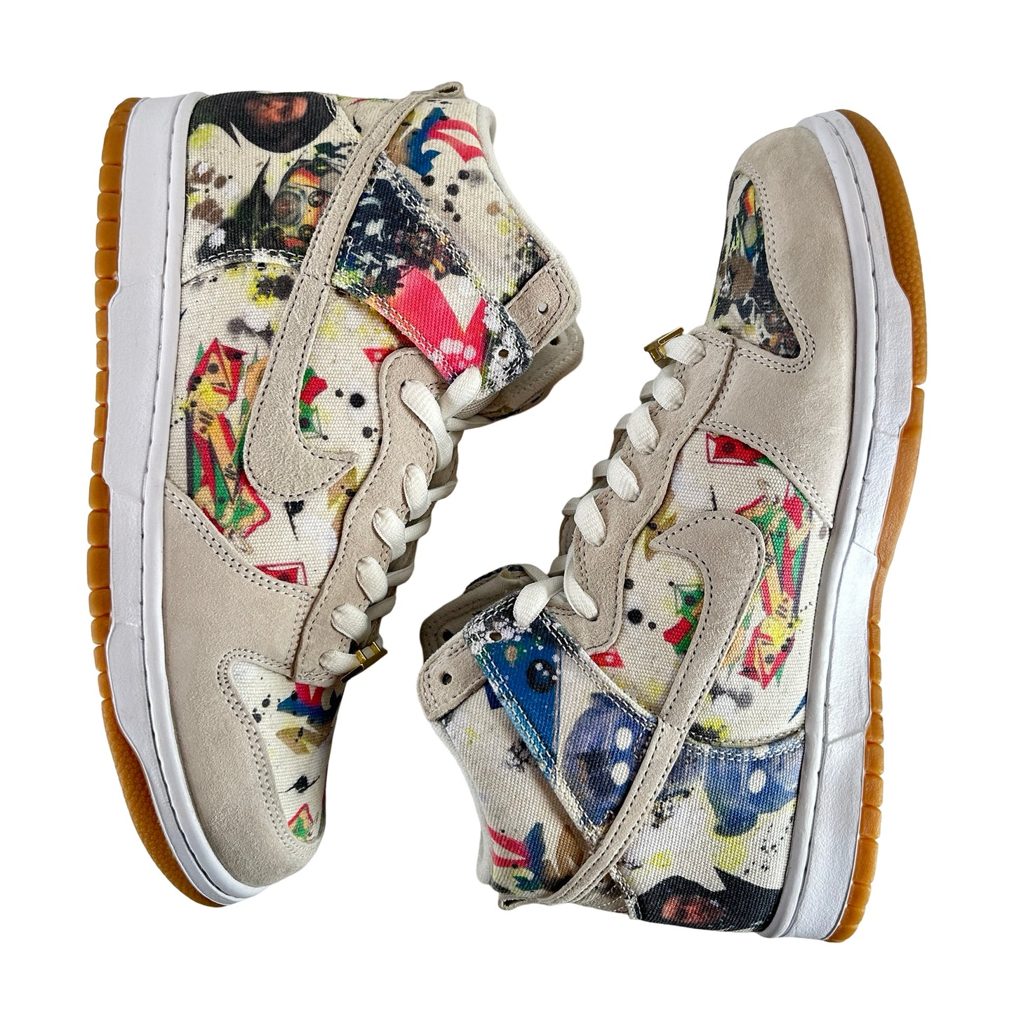 FD8779 100 Nike SB Dunk High Supreme Rammellzee [USED] - 9.5 M (Used2)