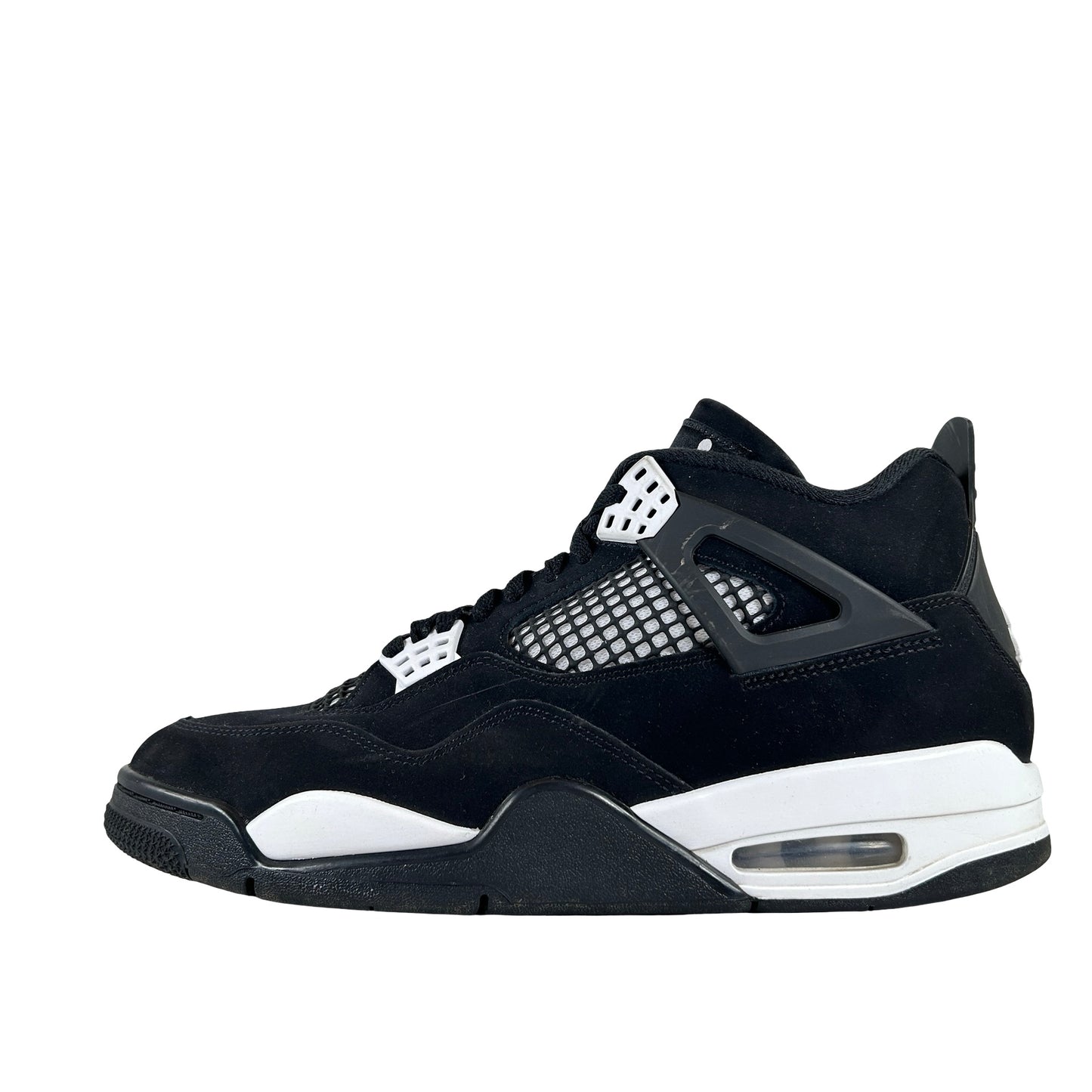FQ8138 001  Jordan 4 Retro White Thunder [USED] - 10 M (Used8)