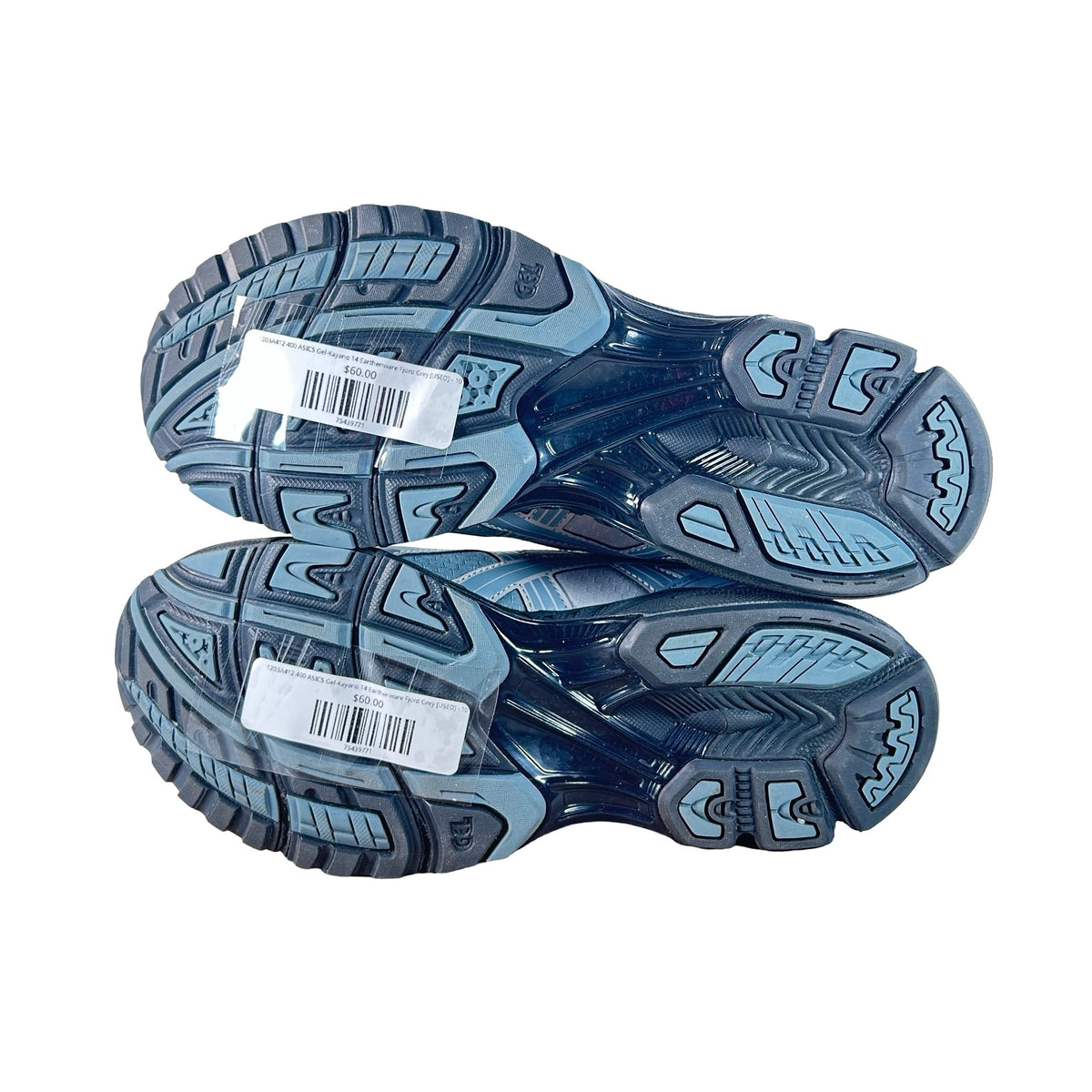 1203A412 400 ASICS Gel-Kayano 14 Earthenware Fjord Grey [USED] - 10 M (Used) (No Box)