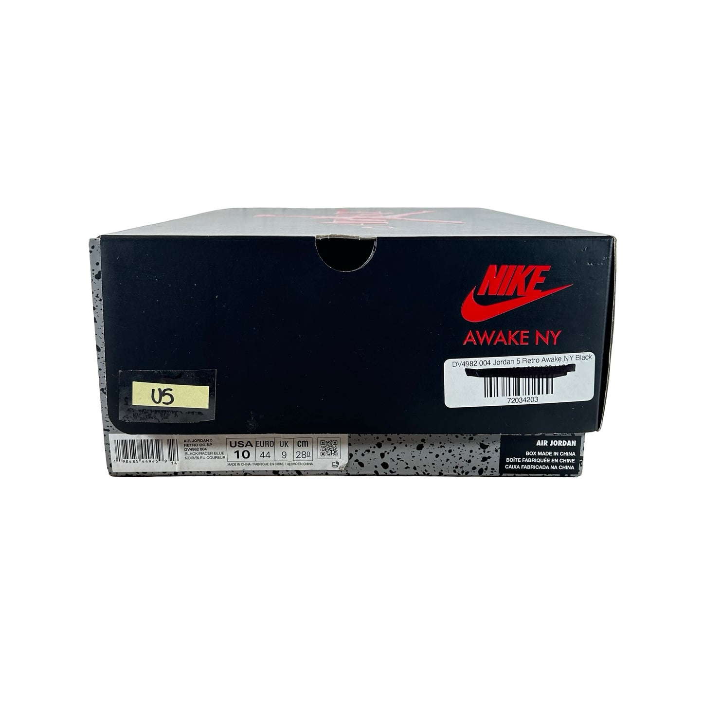 DV4982 004 Jordan 5 Retro Awake NY Black [USED] - 10 M (Used5)