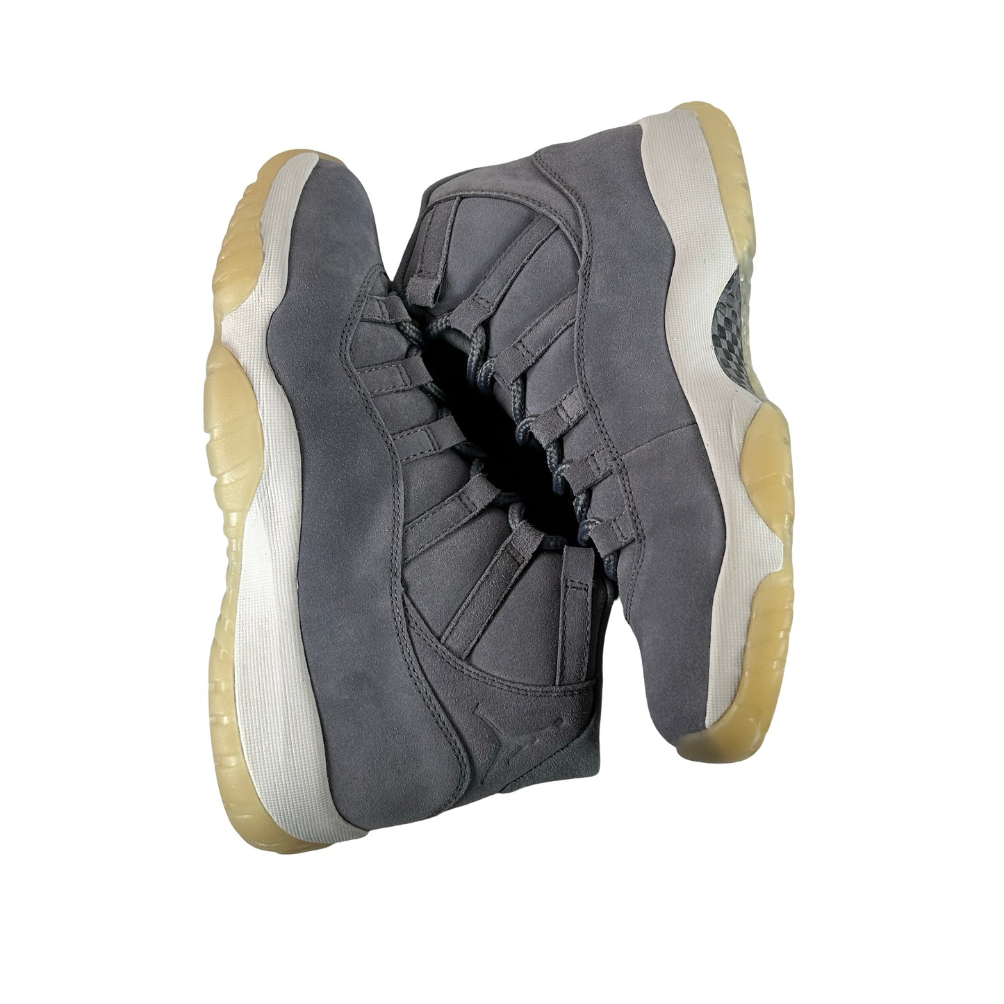 914433 003 Jordan 11 Retro Pinnacle Grey Suede [USED] - 9.5 M (Used)