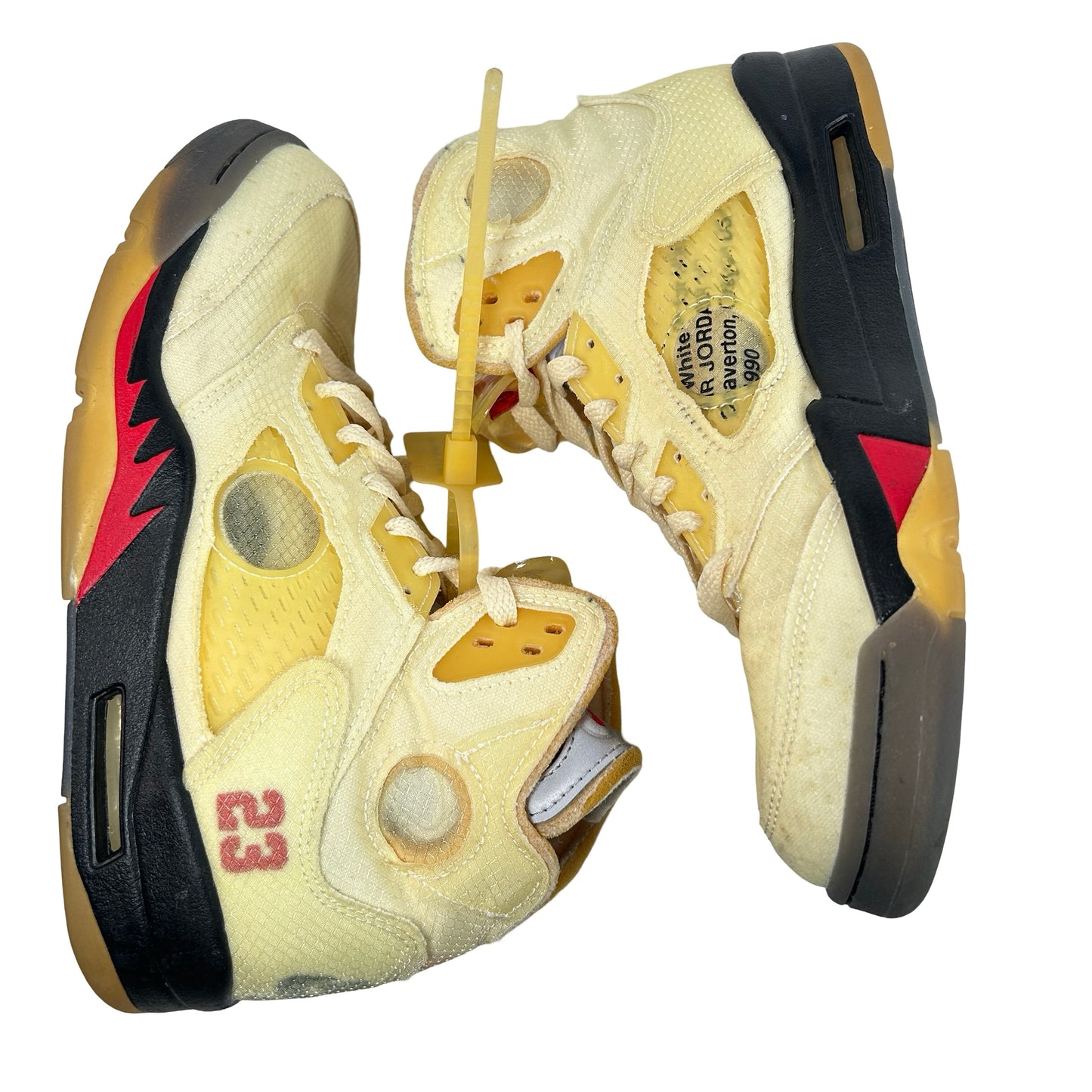 DH8565 100 Jordan 5 Off-White Sail [USED] - 8 M (Used) (No Box)
