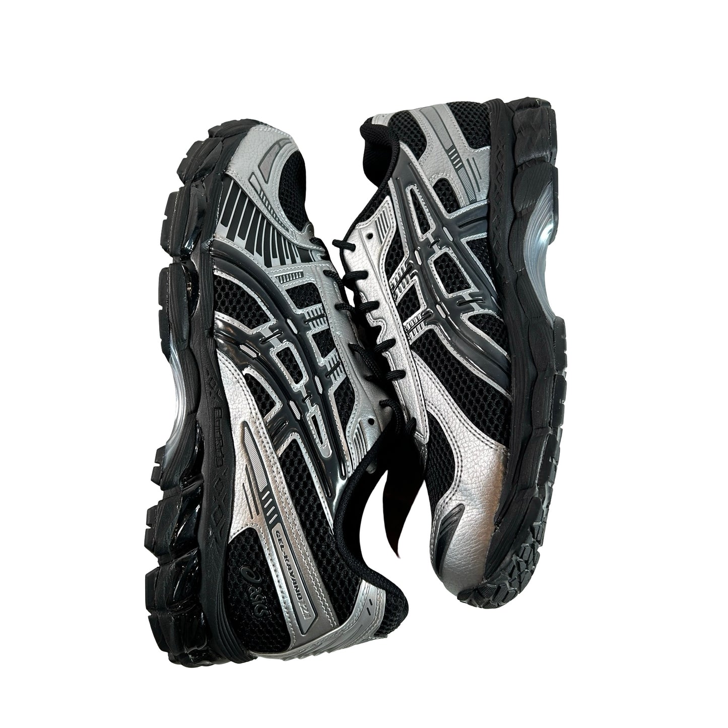 1203A759 001 ASICS Gel-Kayano 12.1 Black Pure Silver [USED] - 11.5 M (Used)