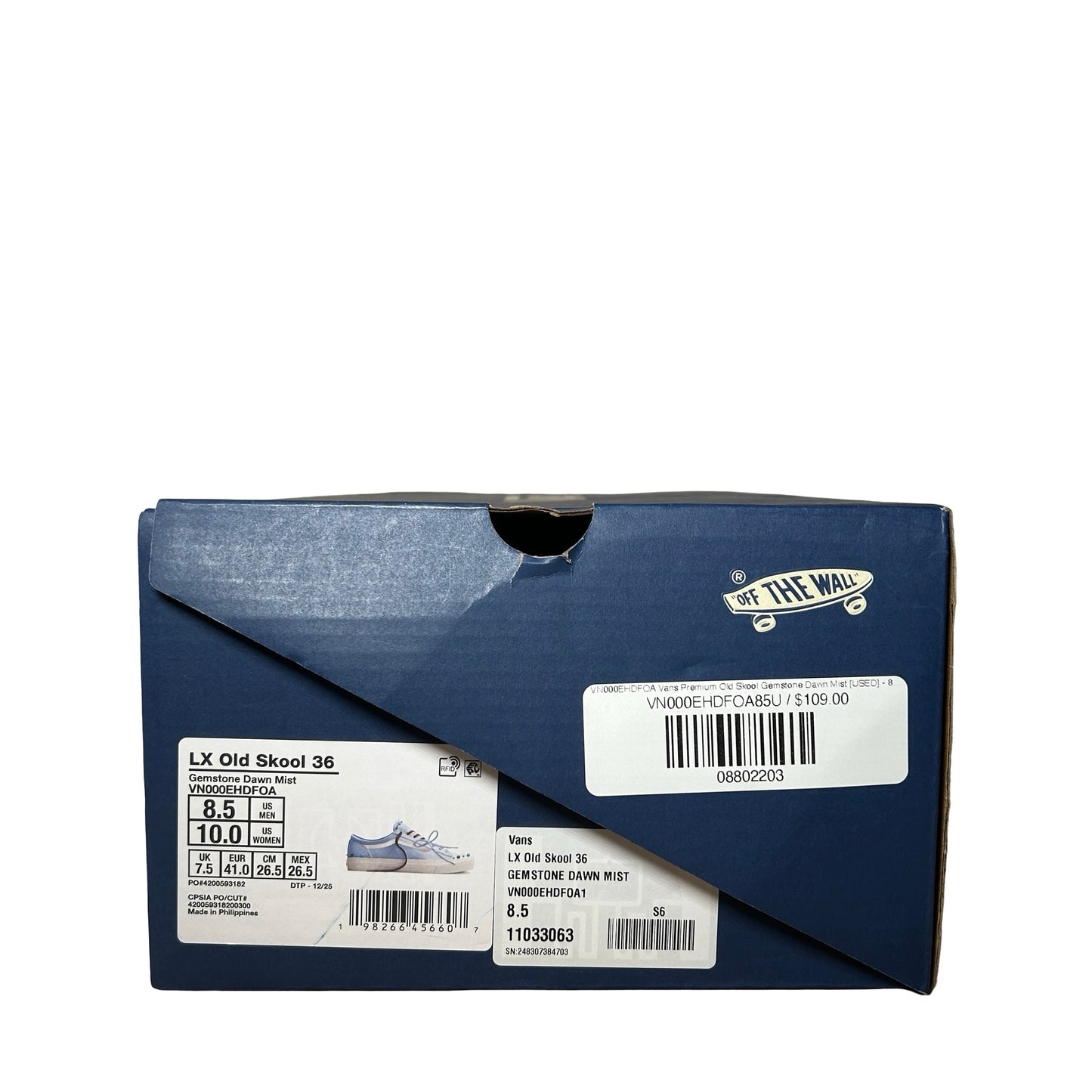 VN000EHDFOA Vans Premium Old Skool Gemstone Dawn Mist [USED] - 8.5 M (Used)