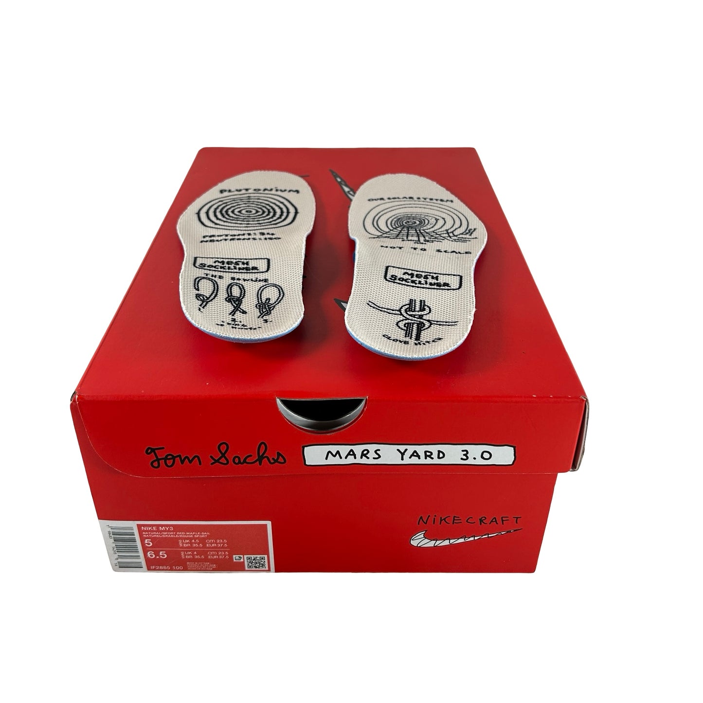 IF2885 100 NikeCraft Mars Yard Shoe 3.0 Tom Sachs Space Camp [USED] - 5 M (Used)