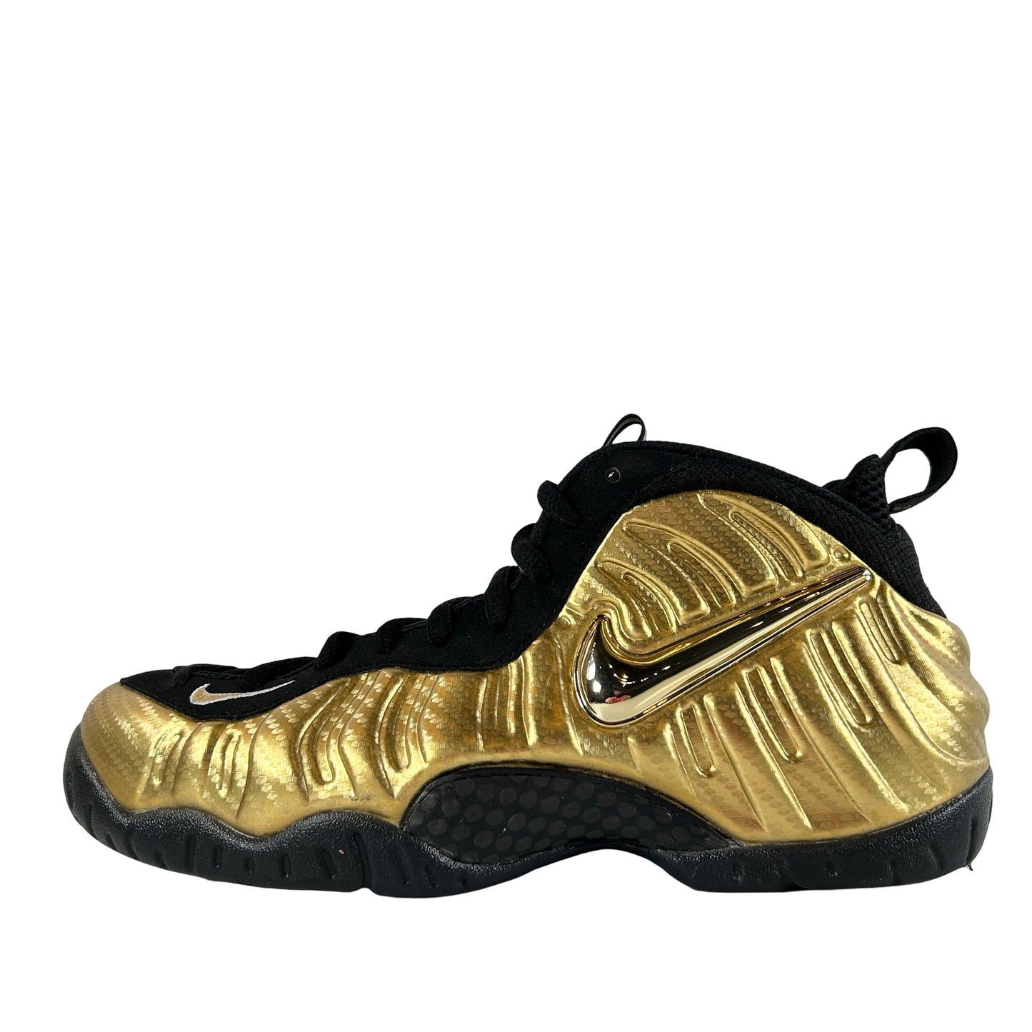 624041 701 Nike Air Foamposite Pro Metallic Gold [USED] - 8.5 M (Used) (No Box)