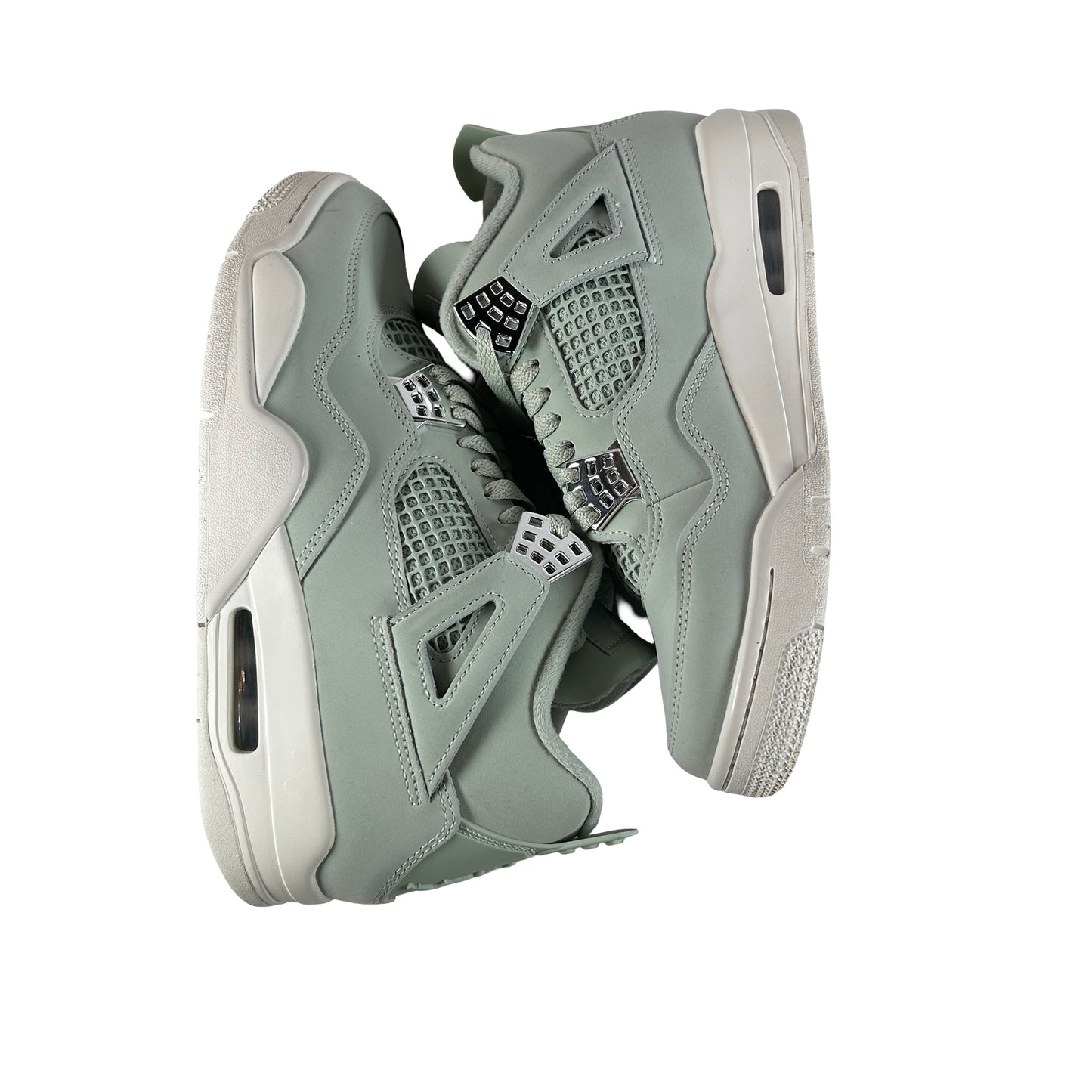HV0823 003 Jordan 4 Retro Seafoam Sail (Women's) [USED] - 9.5 W (Used)