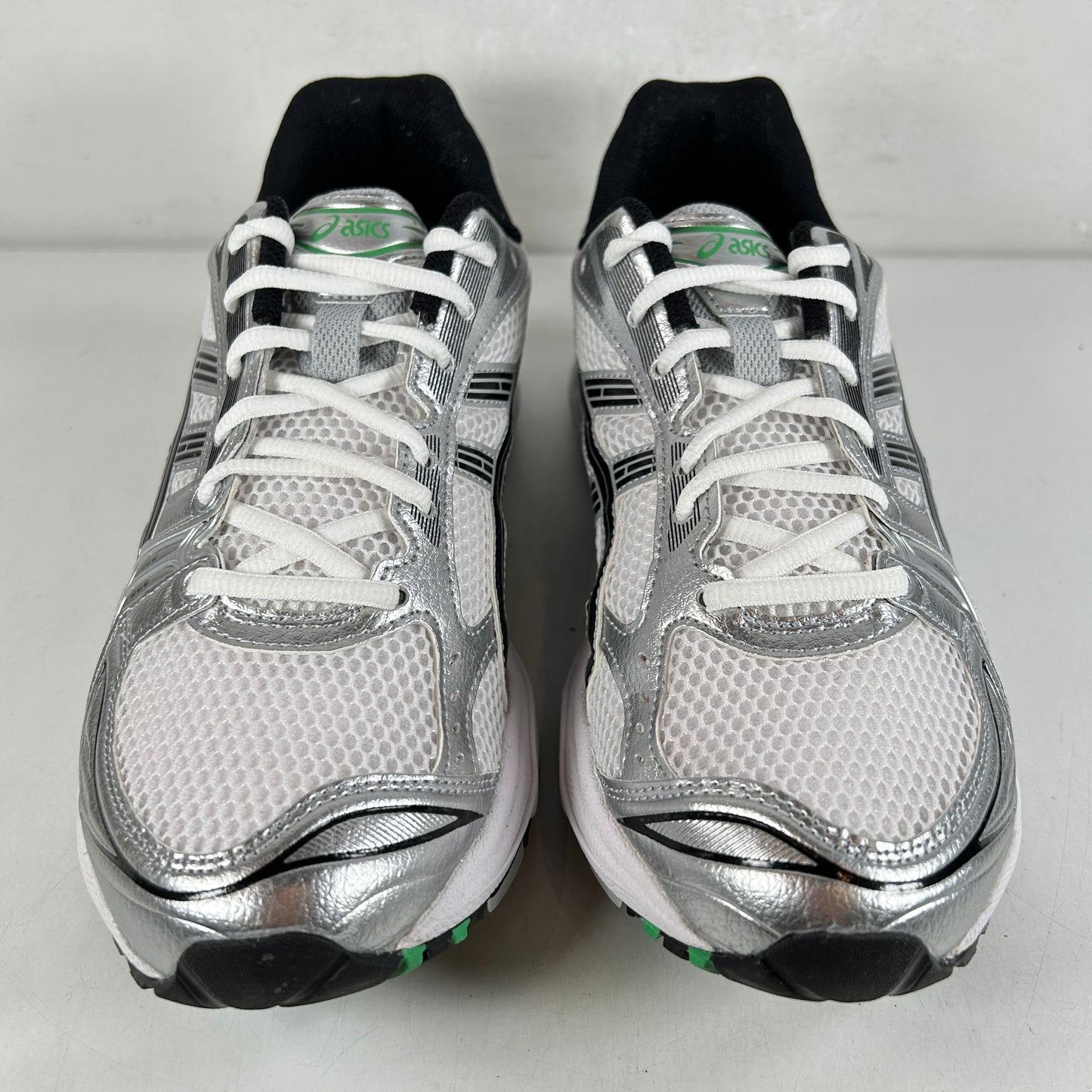 1201A019 110 ASICS Gel-Kayano 14 White Malachite Green [USED] - 10 M (Used)