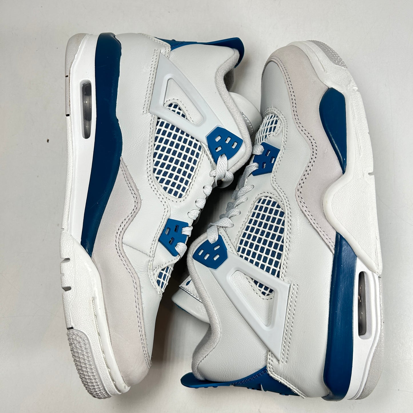 HF4281 141 Jordan 4 Retro Military Blue (2024) (GS) [USED] - 7 Y (Used) (No Box)