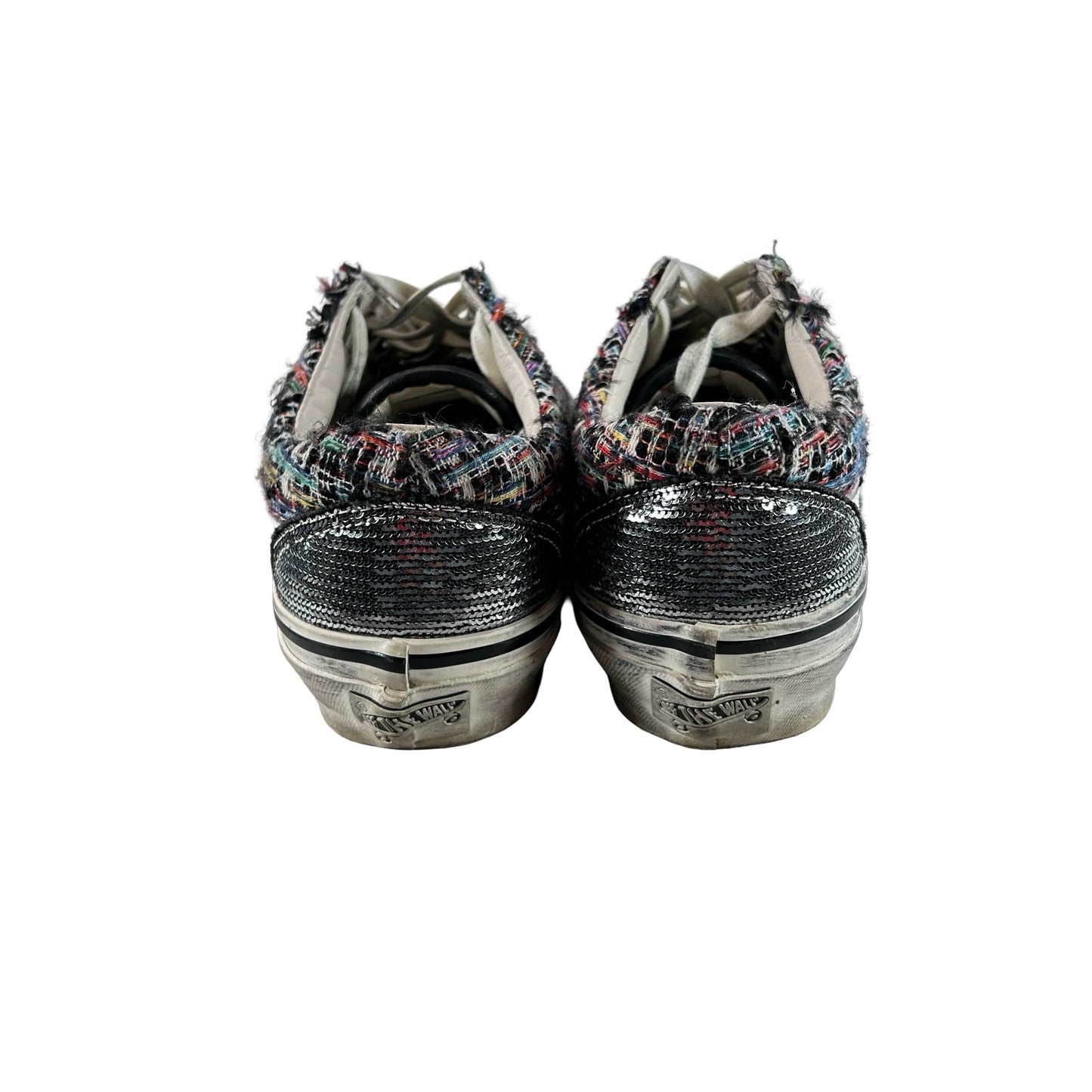 VN000D9VDE2 Vans Premium Old Skool Charms Black Gray [USED] - 8 M (Used2)