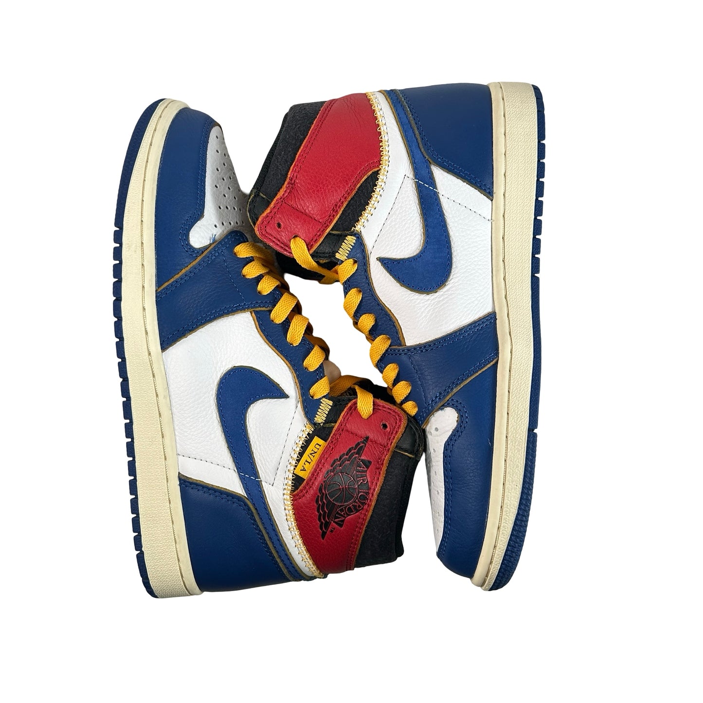 BV1300 146 Jordan 1 Union Storm Blue Toe [USED] - 8 M (Used)