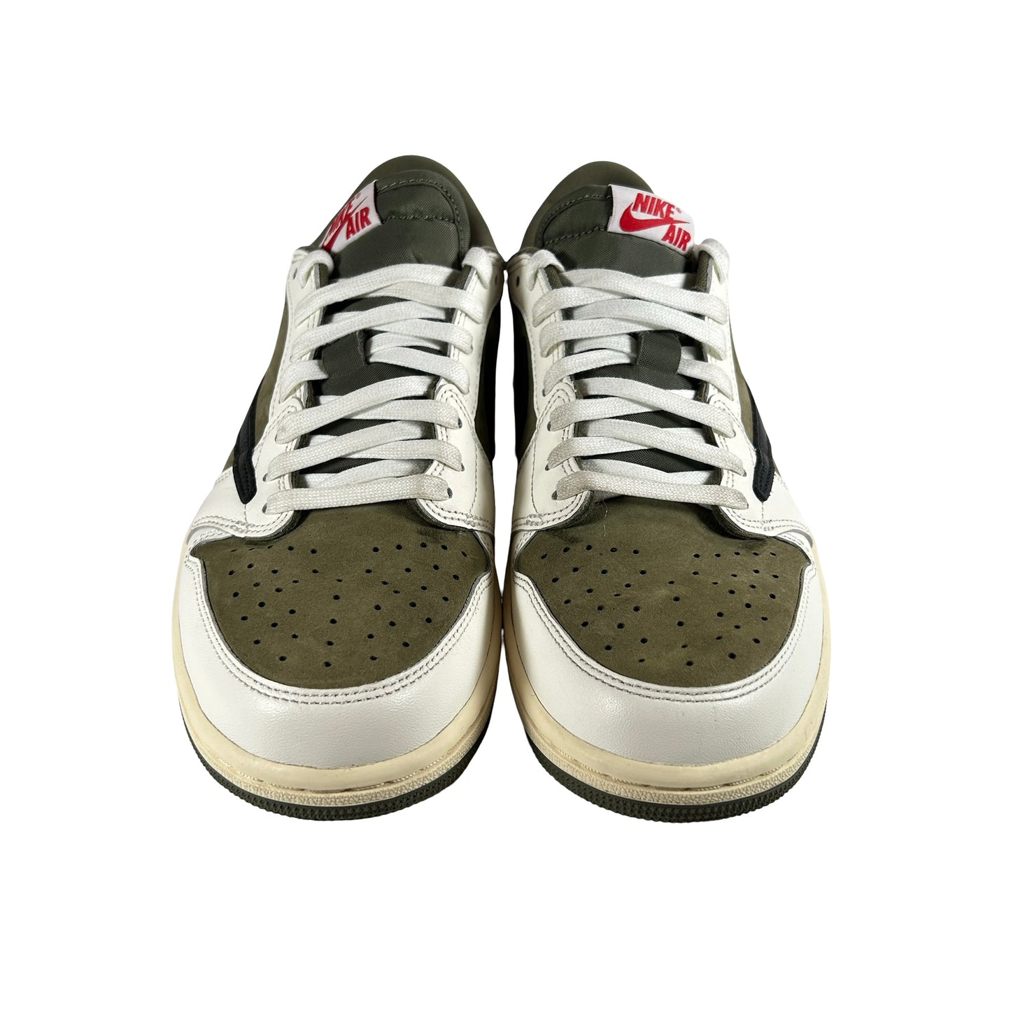 DM7866 200 Jordan 1 Retro Low OG SP Travis Scott Medium Olive [USED] - 9.5 M (Used) (Replace Box) (Sample)