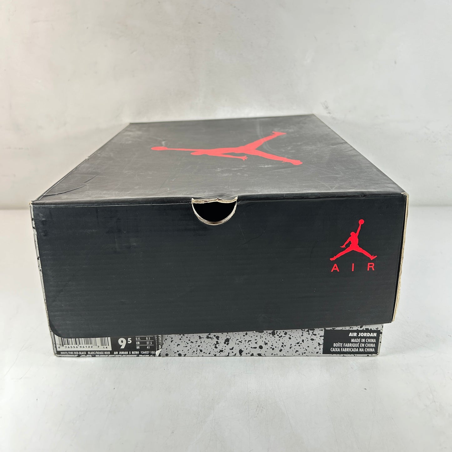 136027 100 Jordan 5 Retro Fire Red (2013) [USED] - 9.5 M (Used)