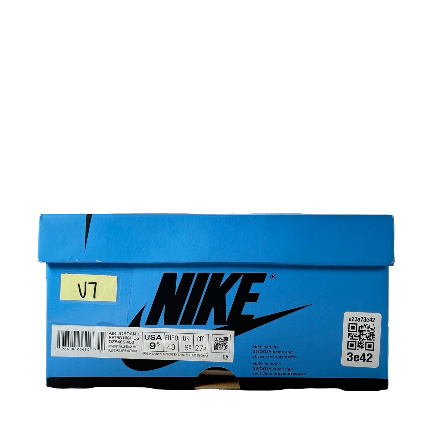 DZ5485 400 Jordan 1 Retro High OG UNC Toe [USED] - 9.5 M (Used7)