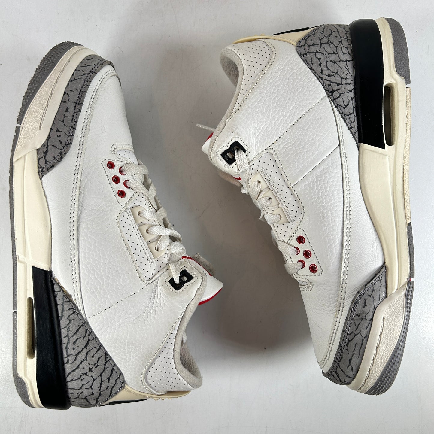 DM0967 100 Jordan 3 Retro White Cement Reimagined (GS) [USED] - 7 Y (Used3)