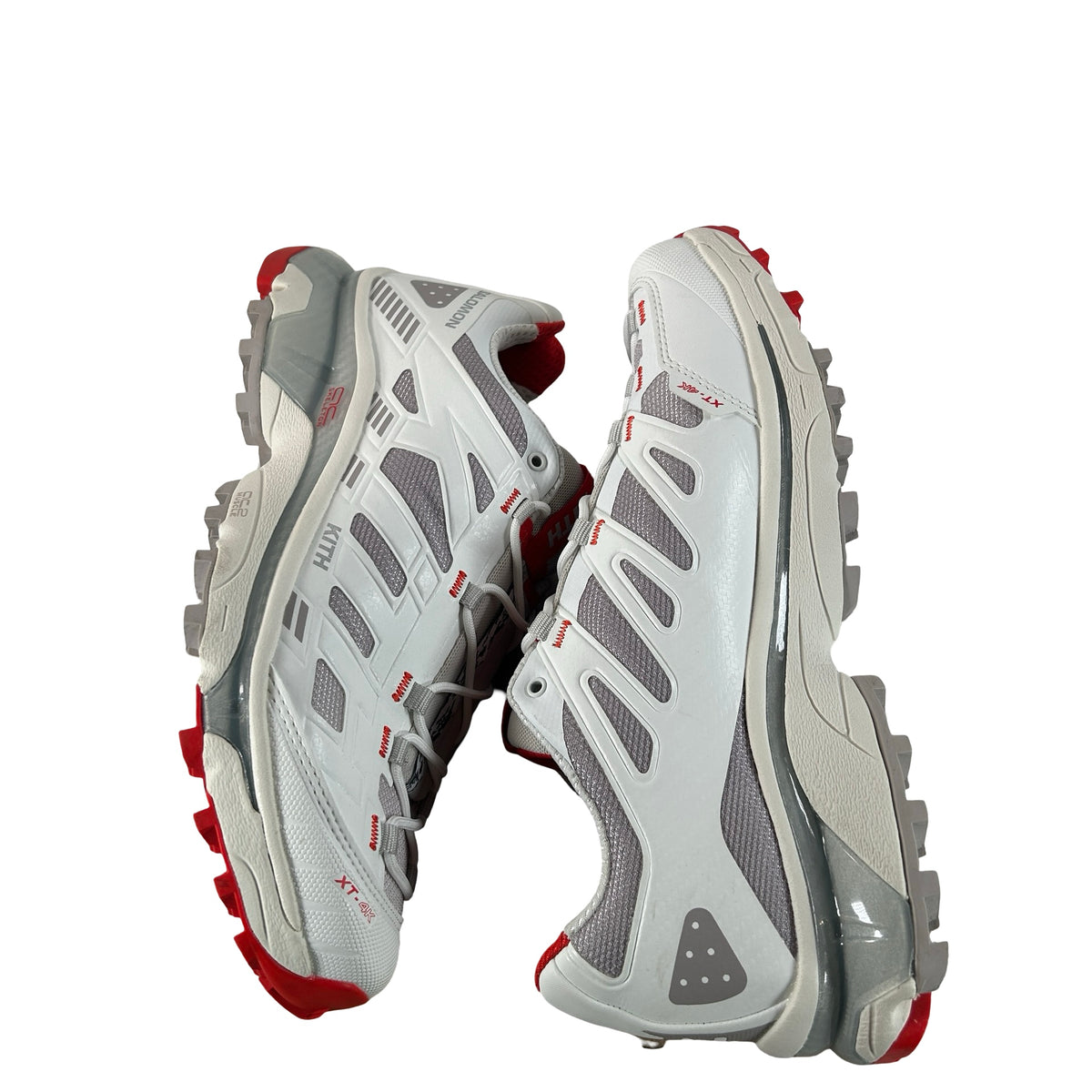 L47771800 Salomon XT-4K Kith Kithmas White Red [USED] - 9 M (Used) (No Box)