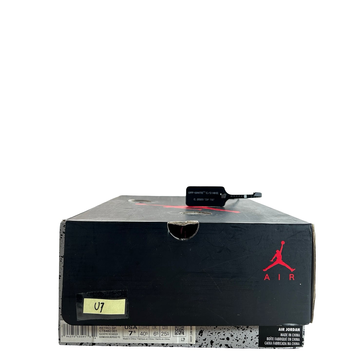 CT8480 001 Jordan 5 Off-White Black [USED] - 7.5 M (Used7)