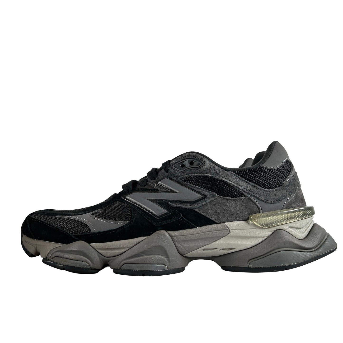 U9060BLK New Balance 9060 Black Castlerock Grey [USED] - 9.5 M (Used)
