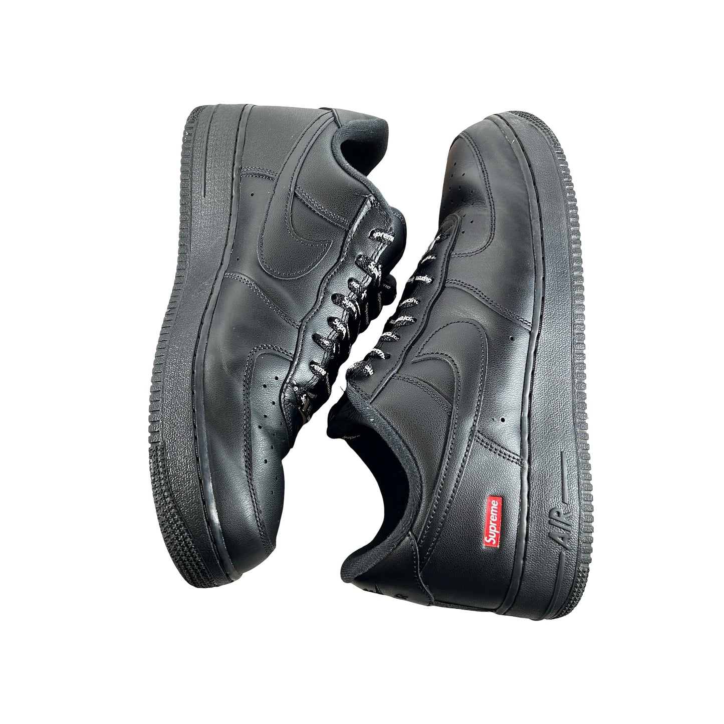 CU9225 001 Air Force 1 Low Supreme Black [USED] - 12 M (Used)