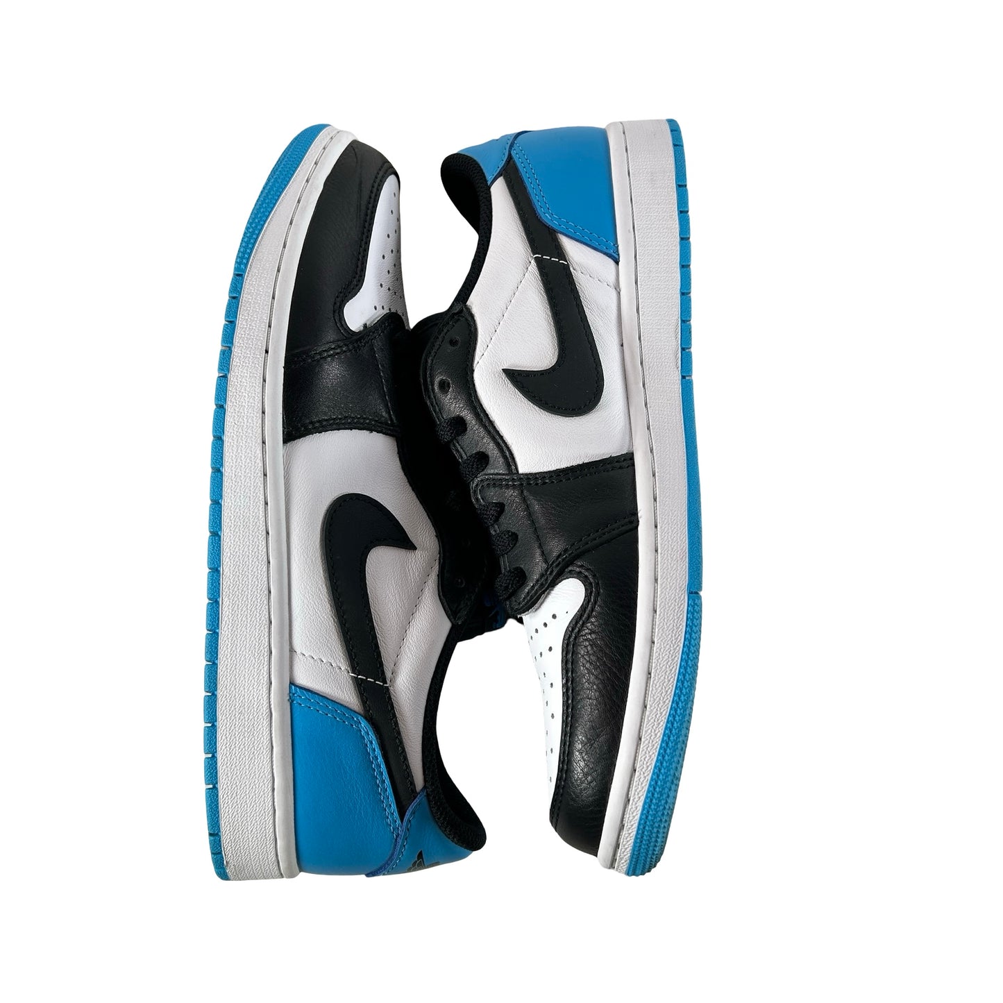 CZ0790 104 Jordan 1 Retro Low OG Black Dark Powder Blue [USED] - 10 M (Used2)