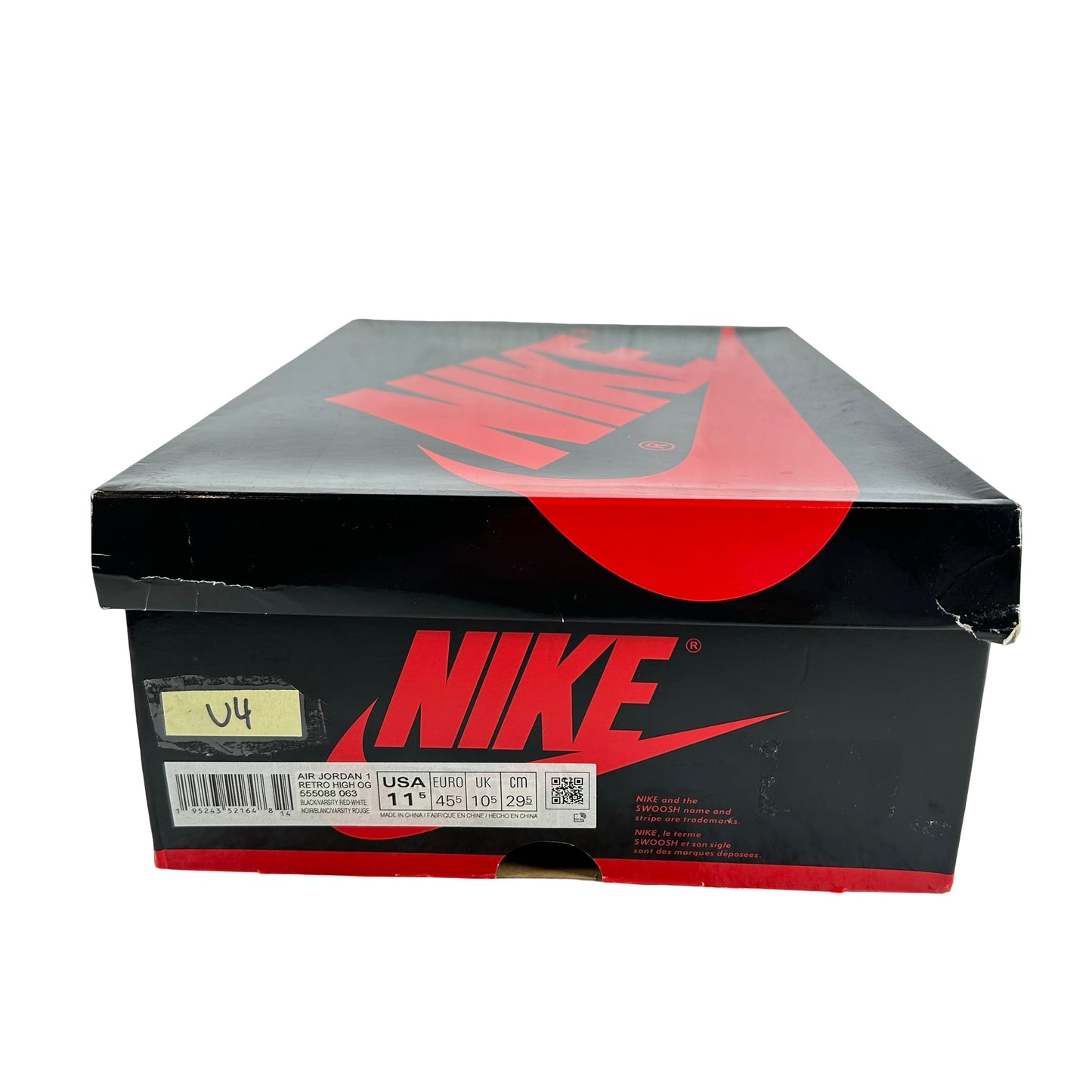 555088 063 Jordan 1 Retro High OG Patent Bred [USED] - 11.5 M (Used4)