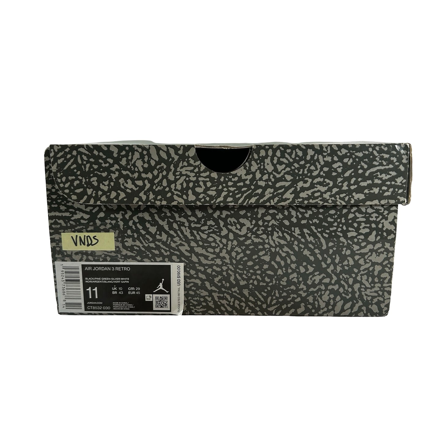 CT8532 030 Jordan 3 Retro Pine Green [USED] - 11 M (VNDS)
